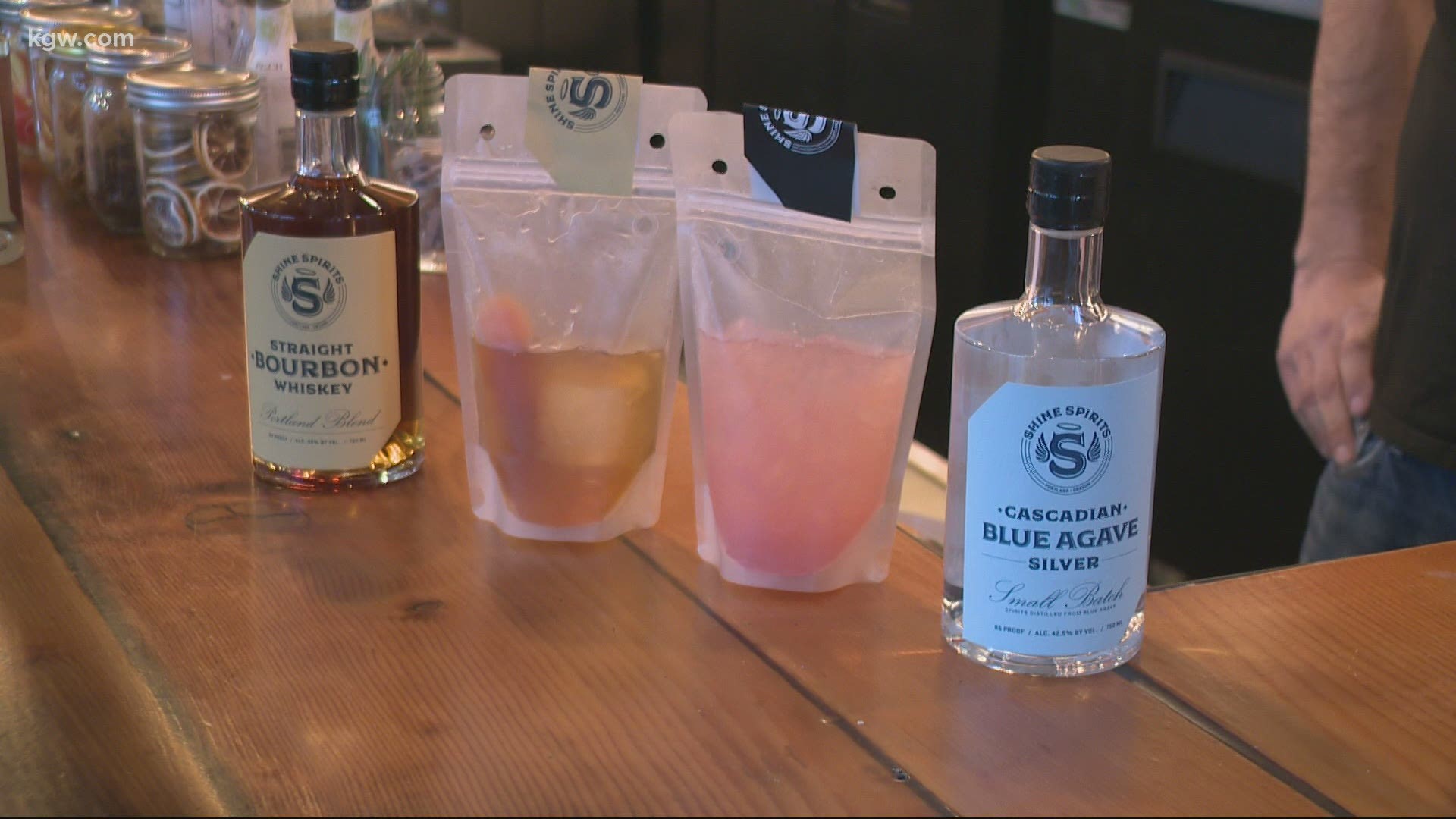Portland's Shine Distillery is among the businesses looking forward to adding take-out cocktails to their menu.