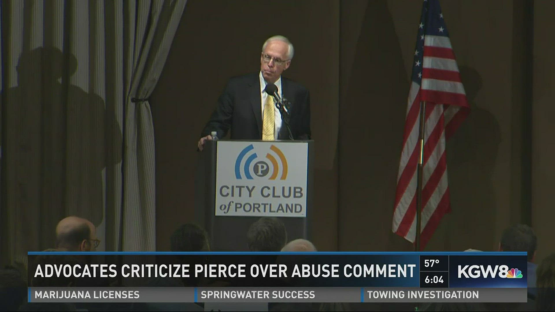 Advocates criticize Pierce over abuse comment