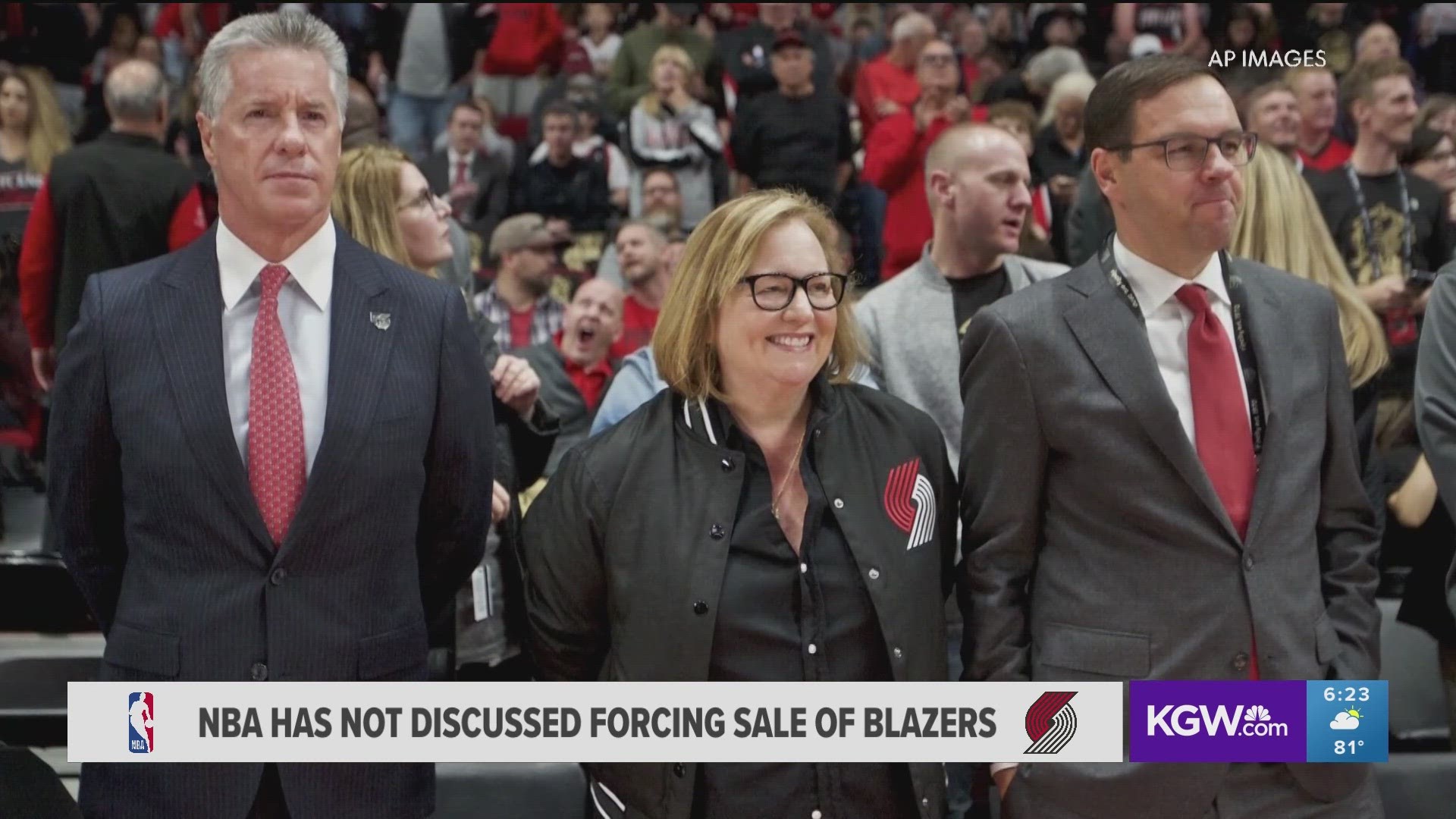 Allen, chair of the Blazers and trustee of her late brother Paul Allen's estate, has said the team is not for sale though the time will come.