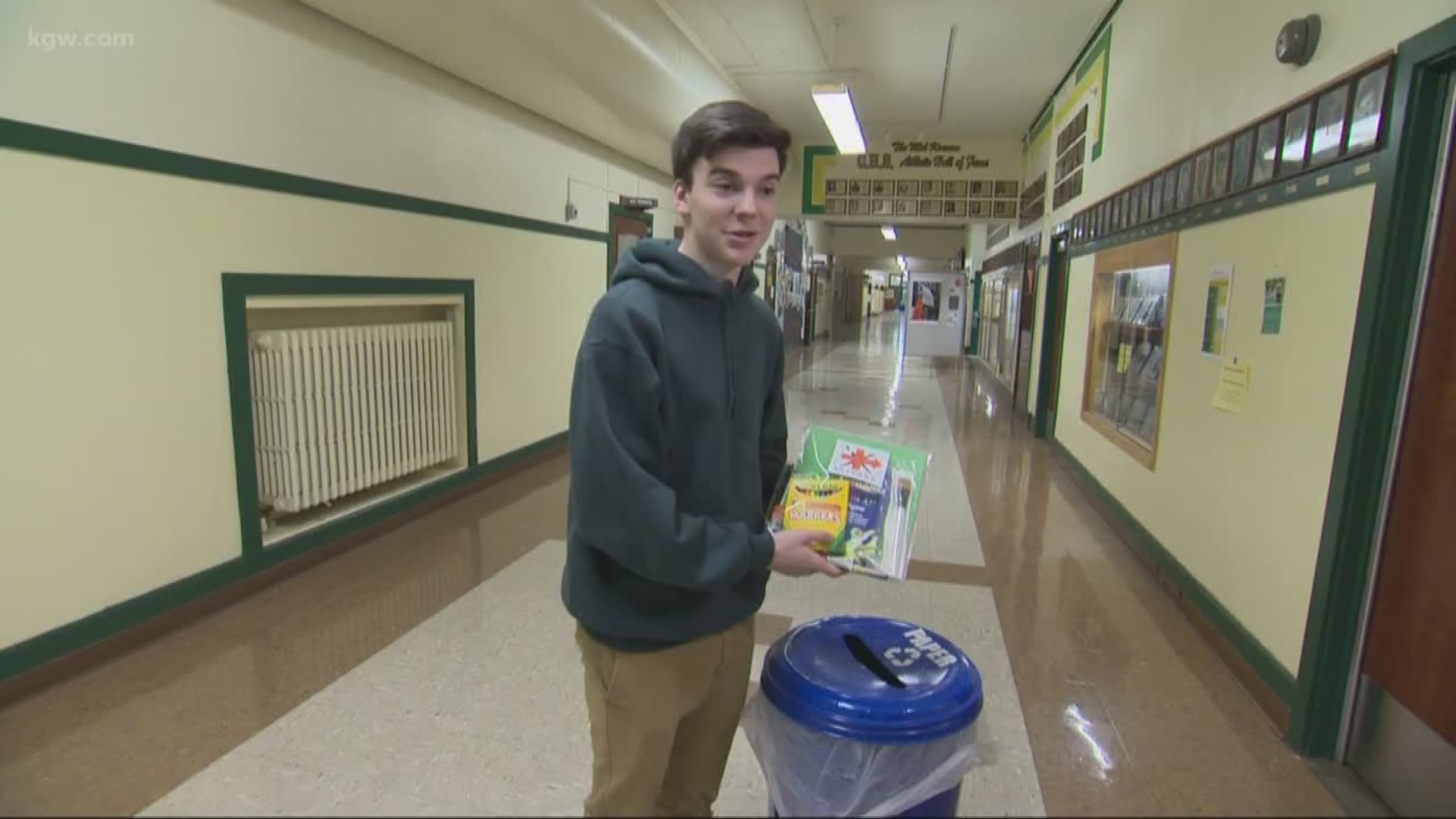 A local student was honored for helping kids in the hospital.