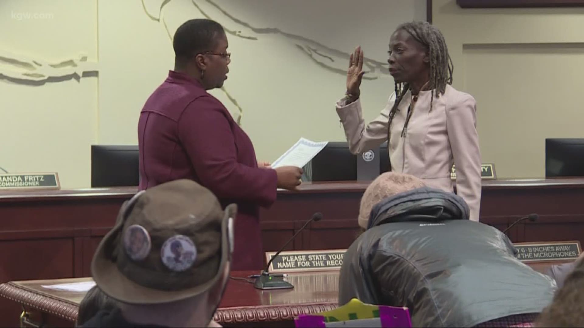 JoAnn Hardesty was sworn in as a Portland City Commissioner Jan. 2, marking the first African-American woman to serve on the Portland City Council. Another first, the council is majority female.