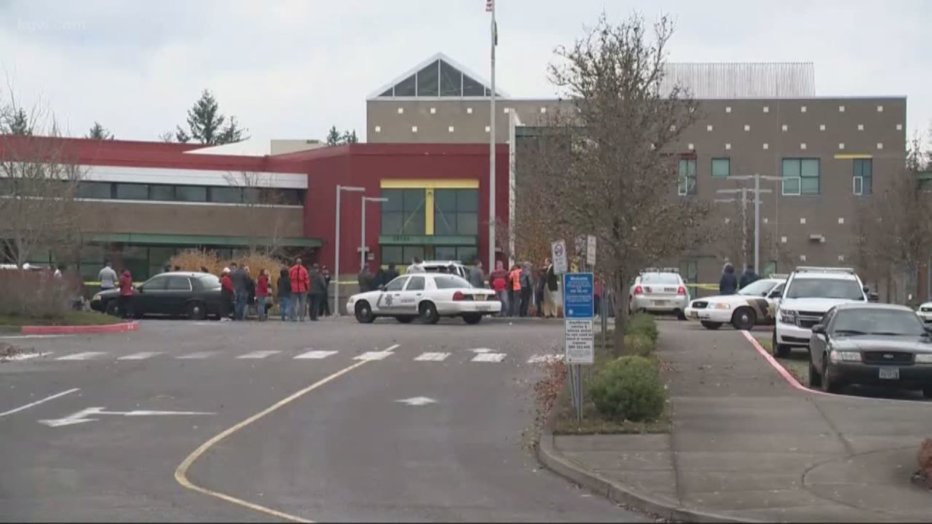 A Beaverton middle school went into lockdown after receiving an emailed threat.