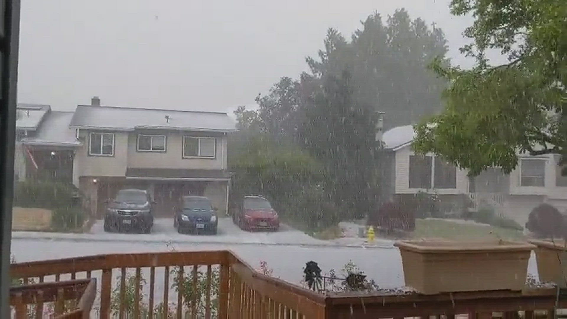 Milwaukie, Oregon saw a hail storm on June 18, 2023.
Credit: James Corthell