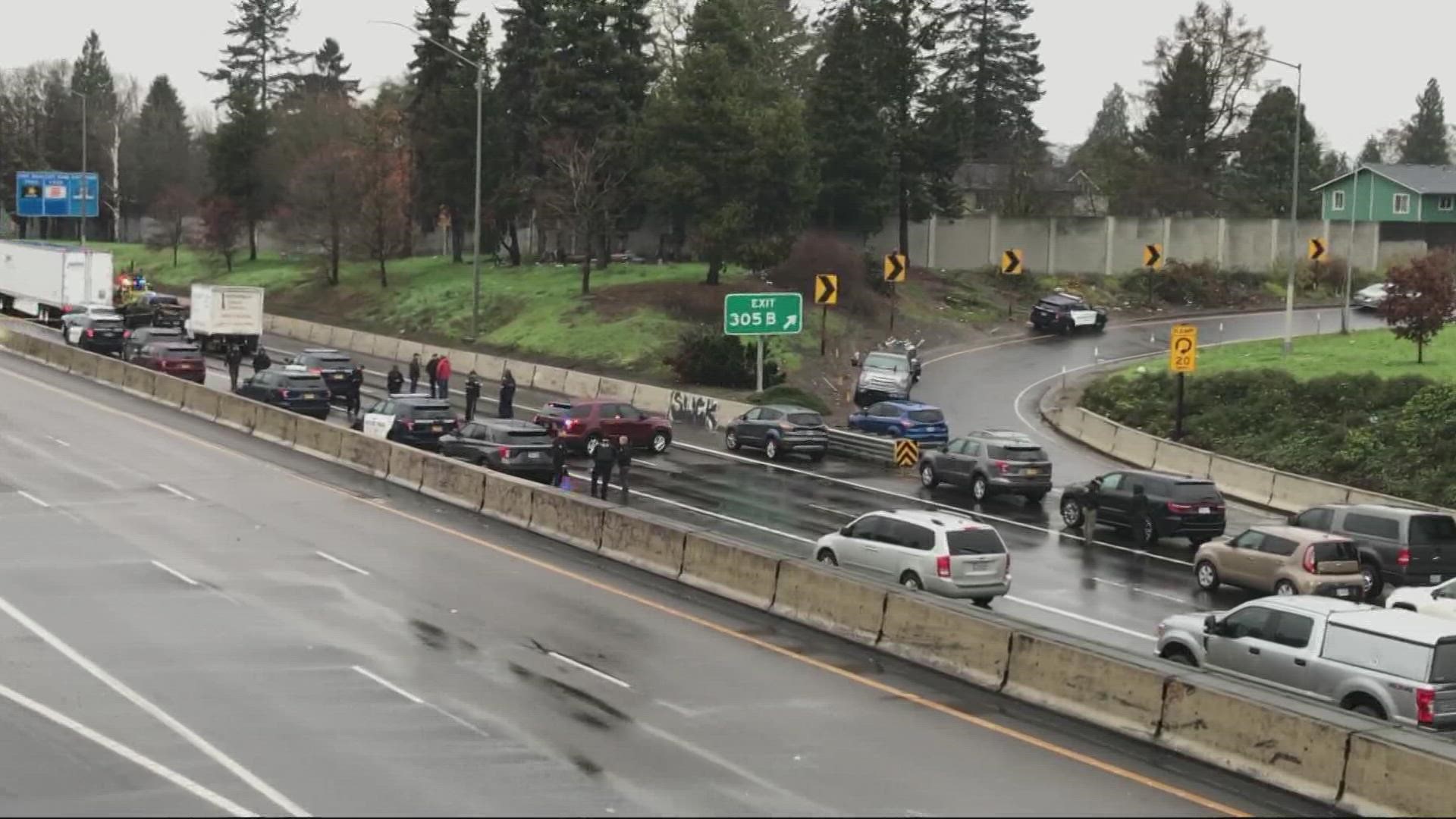 I-5 shut down near Lombard Street in North Portland due to police ...