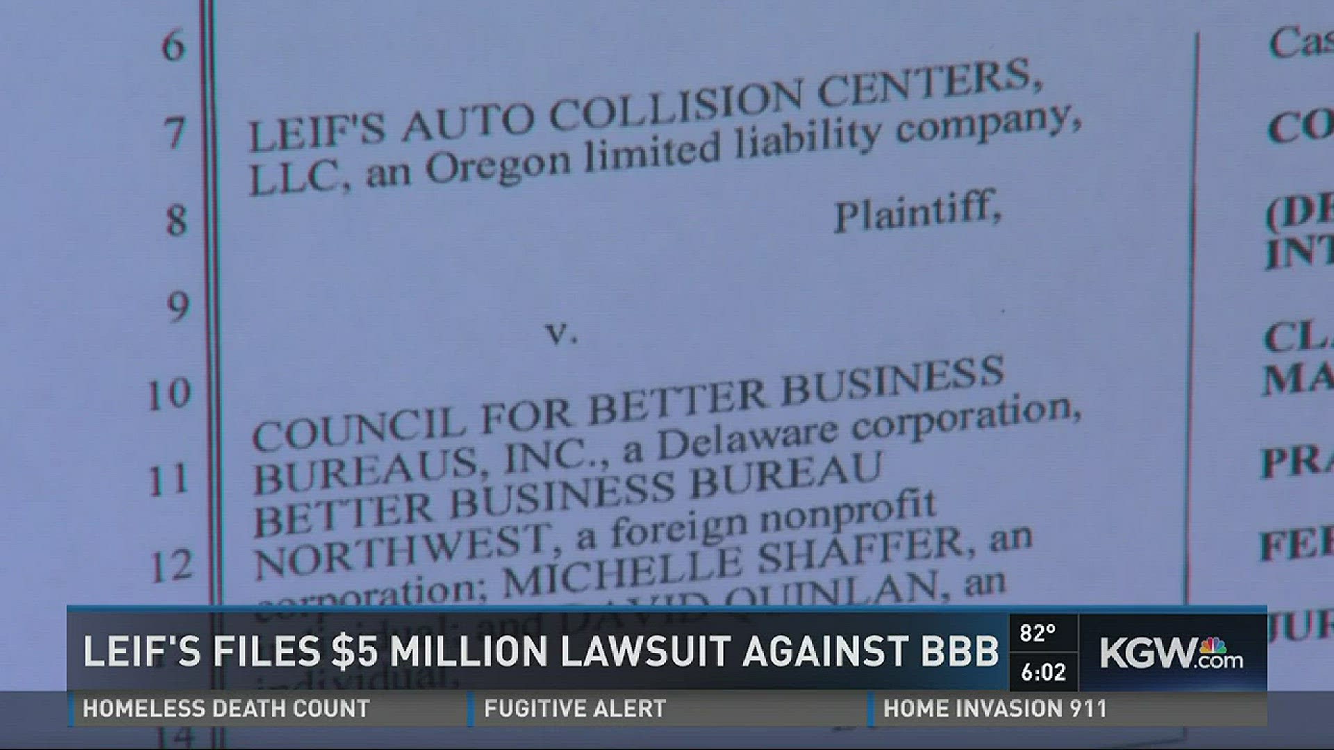 Leif's sues BBB after 'F' rating