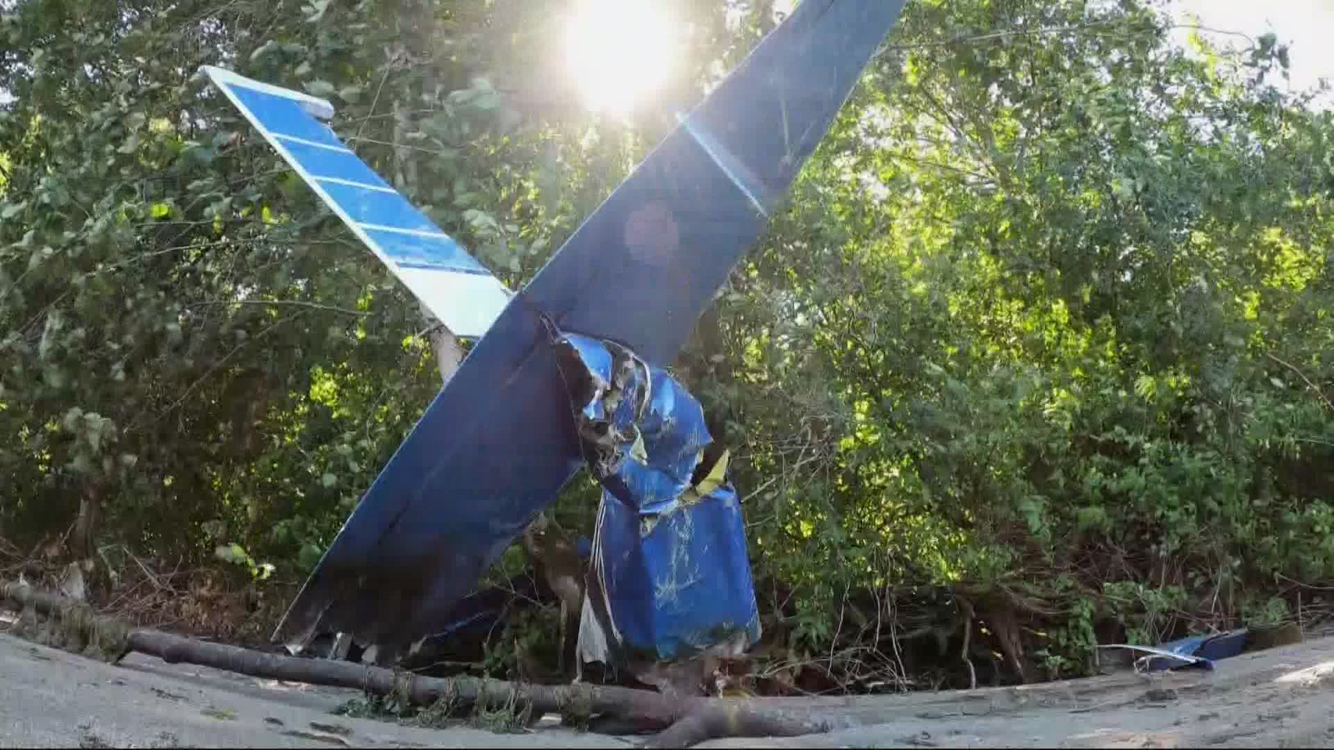 Plane wreckage that sparked search was actually yard decoration | kgw.com