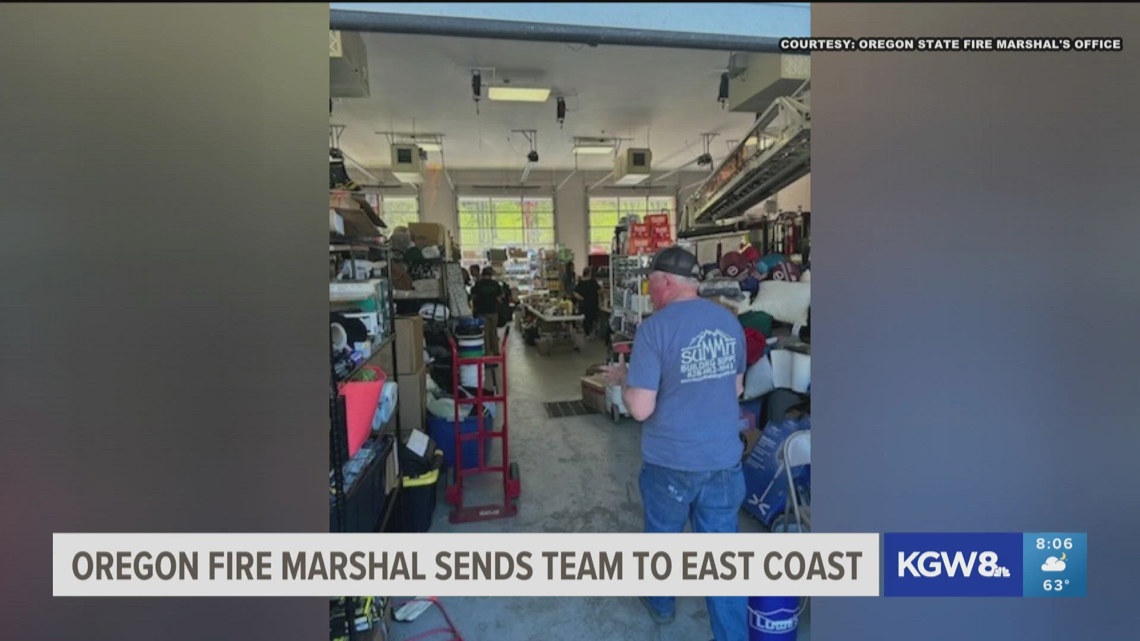 Oregon State Fire Marshals team assisting with Hurricane Helene