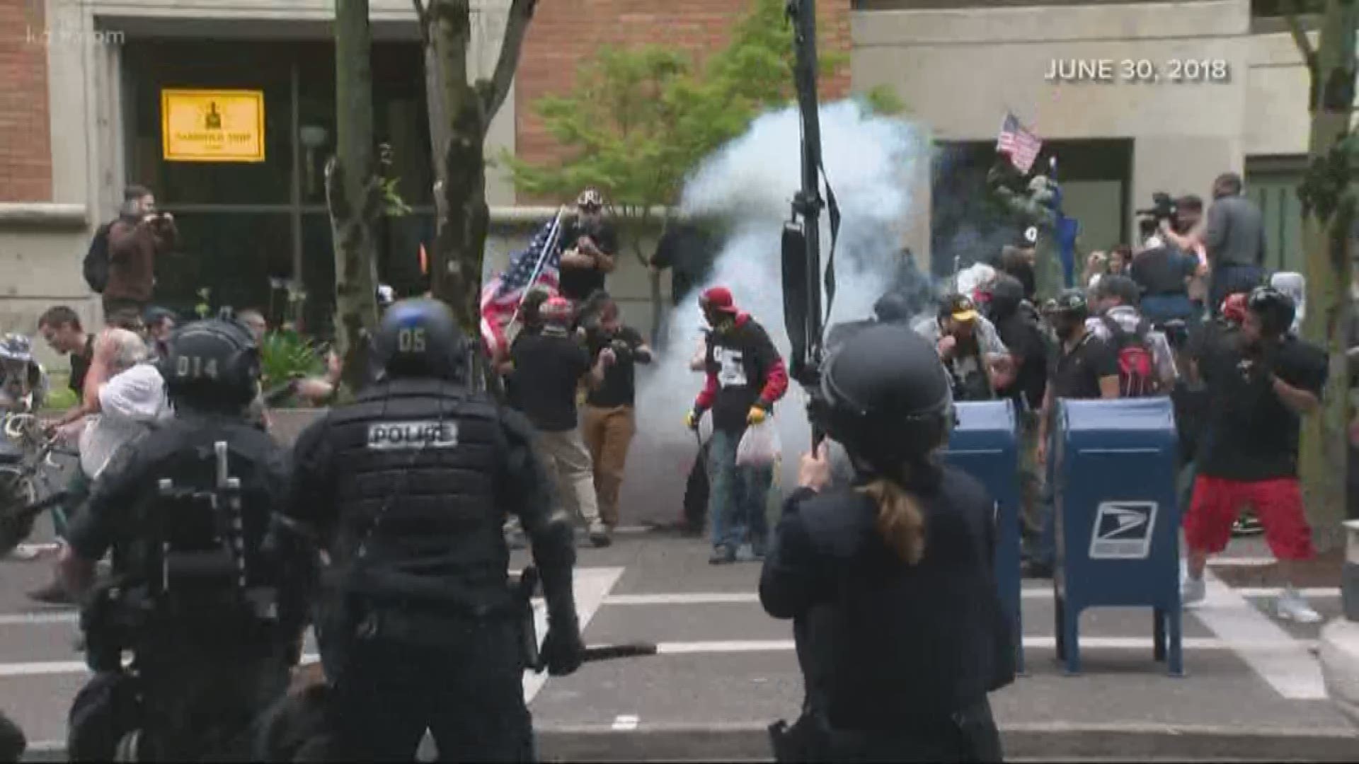 Police are reminding demonstrators that weapons are not allowed in city parks, and acts of violence will lead to immediate arrest during Saturday's Patriot Prayer rally and counter-protests.