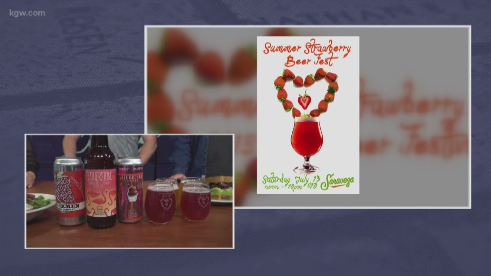 The 2nd annual Summer Strawberry Beer Festival is this Saturday in North Portland. It features 20+ strawberry beers and ciders.
#TonightwithCassidy