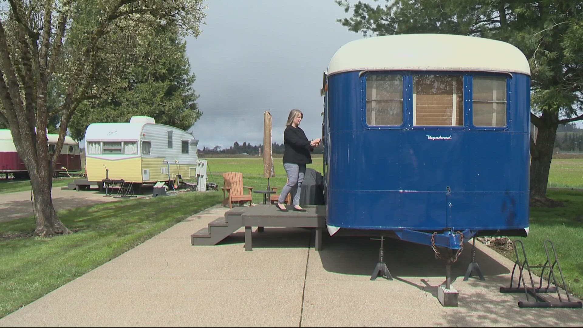 The Vintages in Dayton, Oregon offers 36 restored trailer rentals which includes a complimentary passport deal at participating venues in the area
