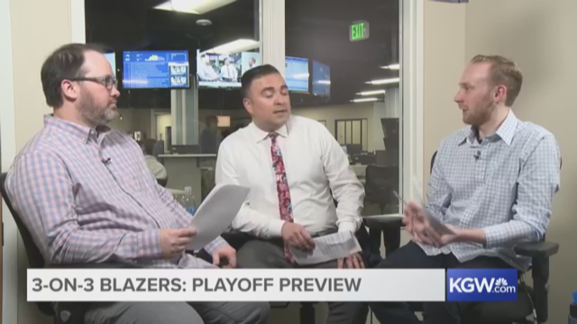 KGW's Jared Cowley, Orlando Sanchez and Nate Hanson predict the outcome of the first-round NBA playoff series between the Trail Blazers and Pelicans.