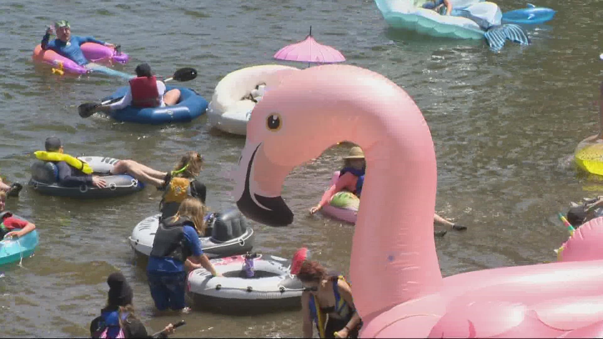 Sunday, July 10, was the 10th and final Big Float on the Willamette River in Portland. The event was founded on a fun but meaningful message