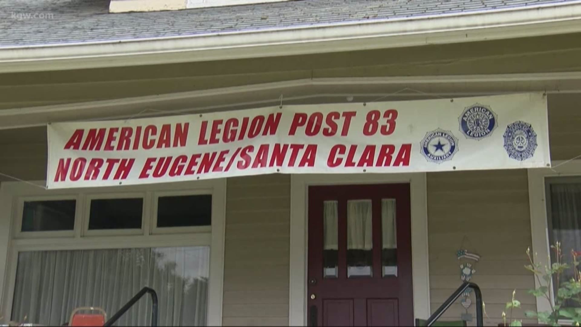 Over the weekend, someone vandalized the headquarters for American Legion Post 83 in Eugene, Oregon.