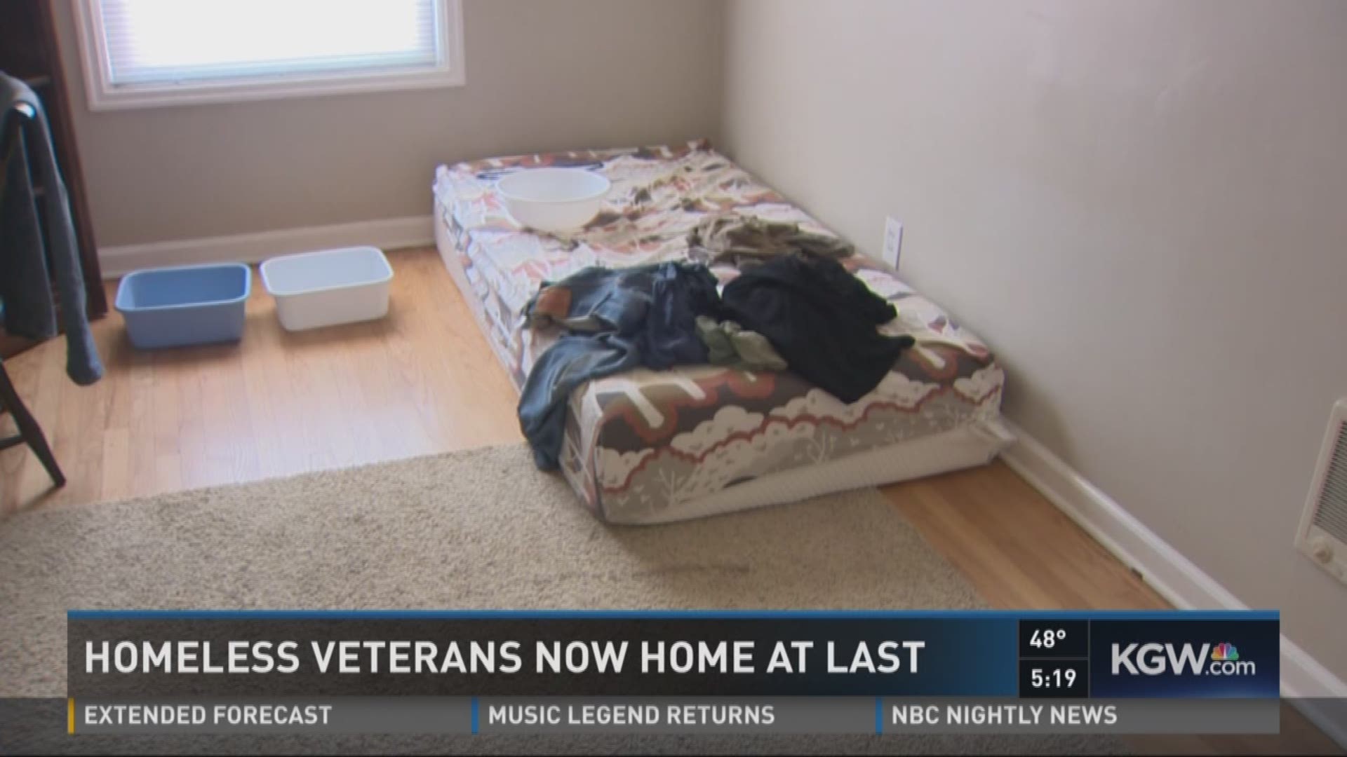 Homeless veterans now home at last