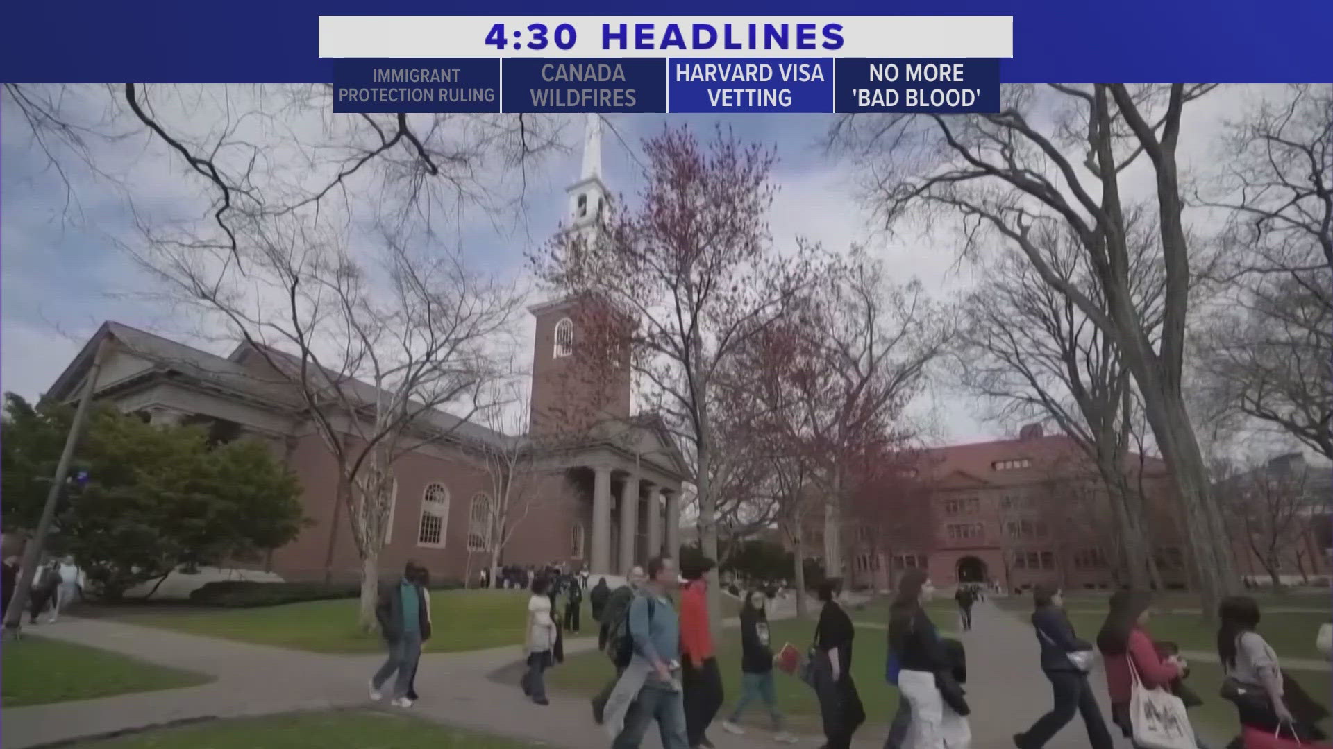 U.S. consulates overseas have been instructed to begin vetting people seeking to travel to Harvard. 
