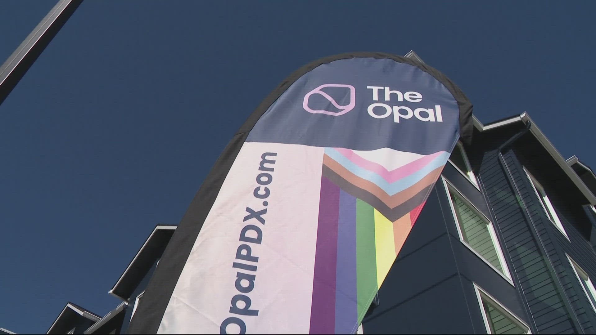 The Opal sits on land donated by Christ United Methodist Church. It's for adults who are 55 years old or older, and those in the LGBTQ+ community.