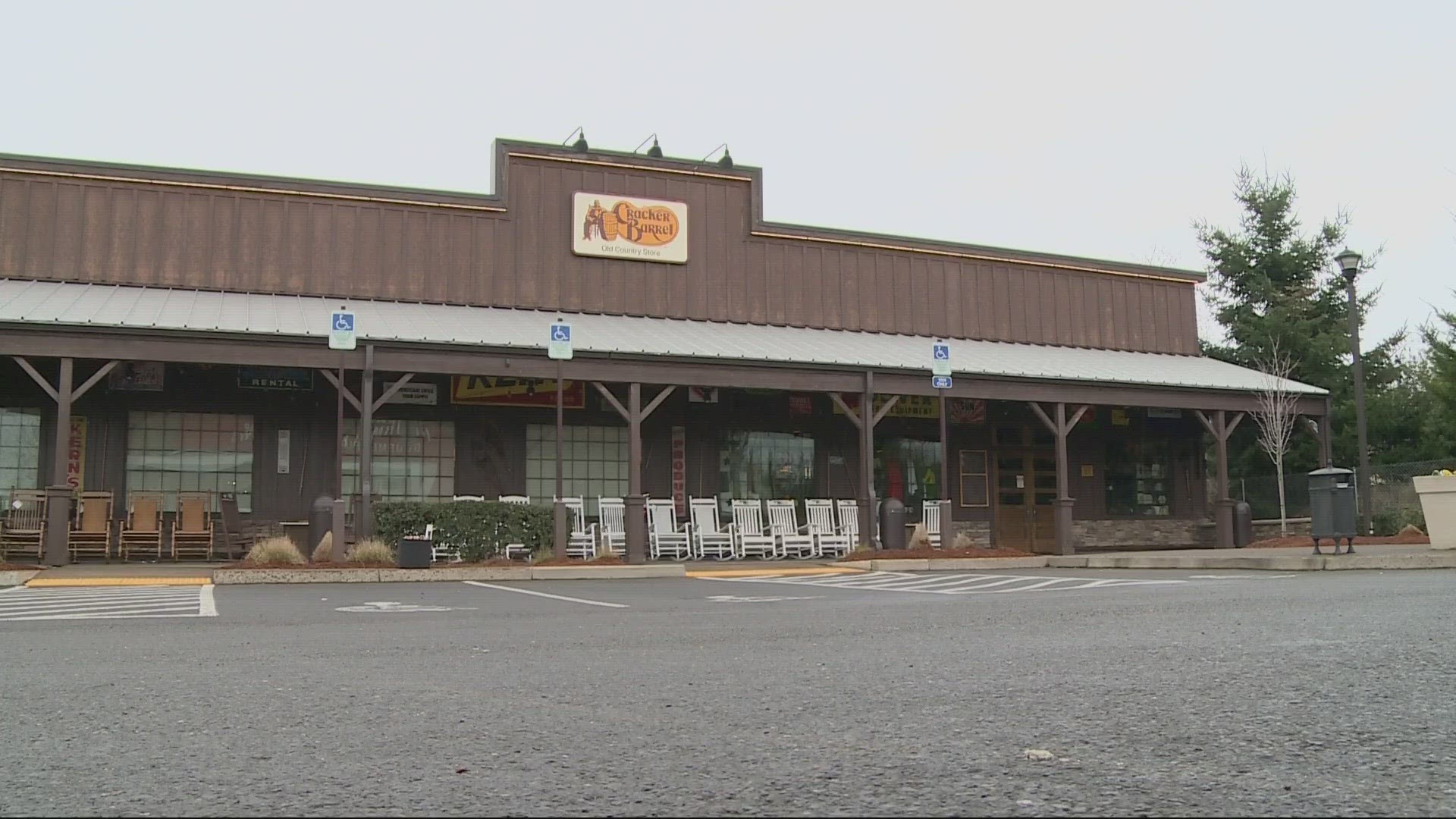 The only Cracker Barrel still open in Oregon is in Medford. Cracker Barrel cited the pandemic's impact on the business as its reason for the closures.