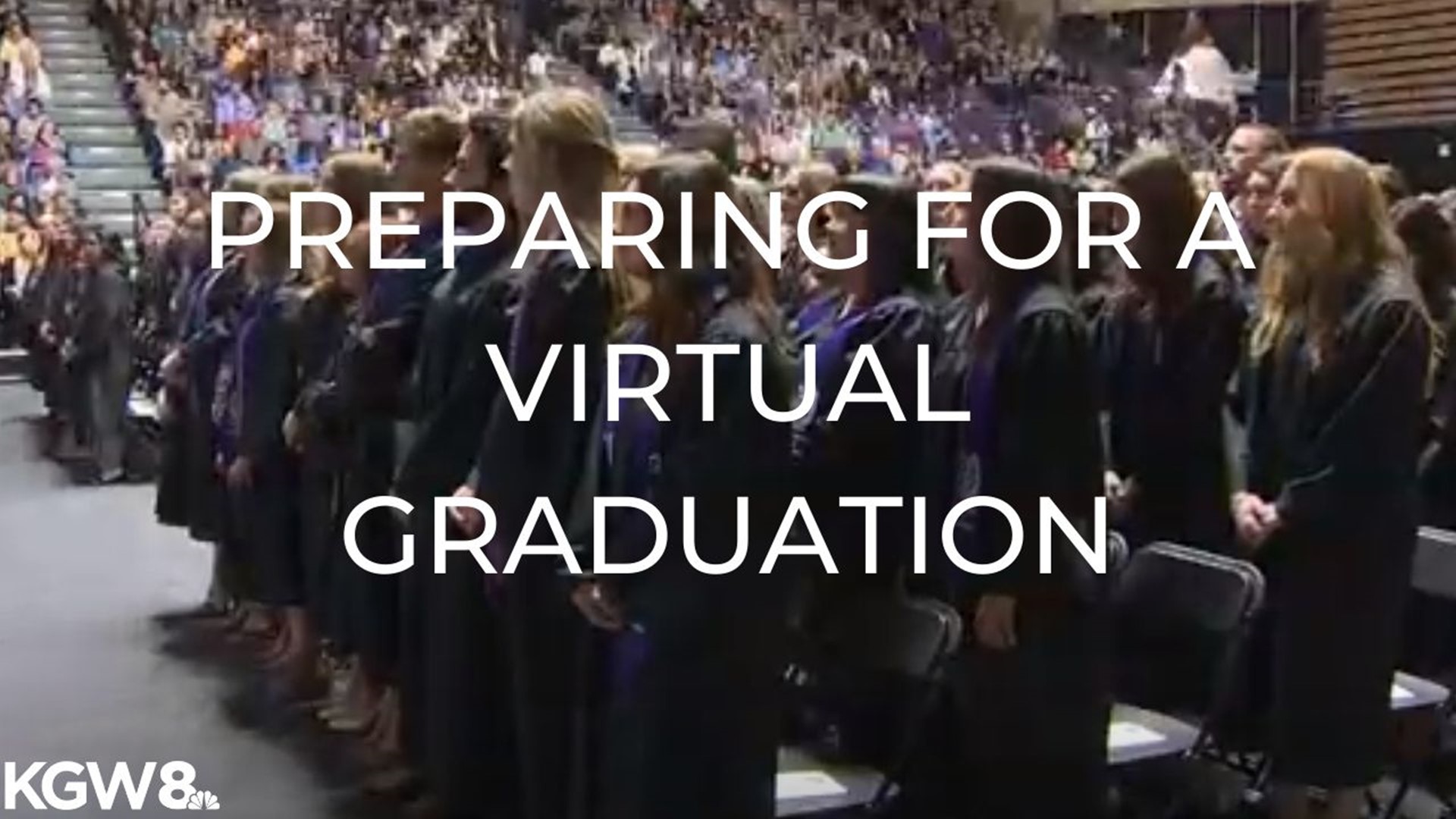 Students are getting ready for a virtual graduation during the pandemic, instead of the traditional ceremony.