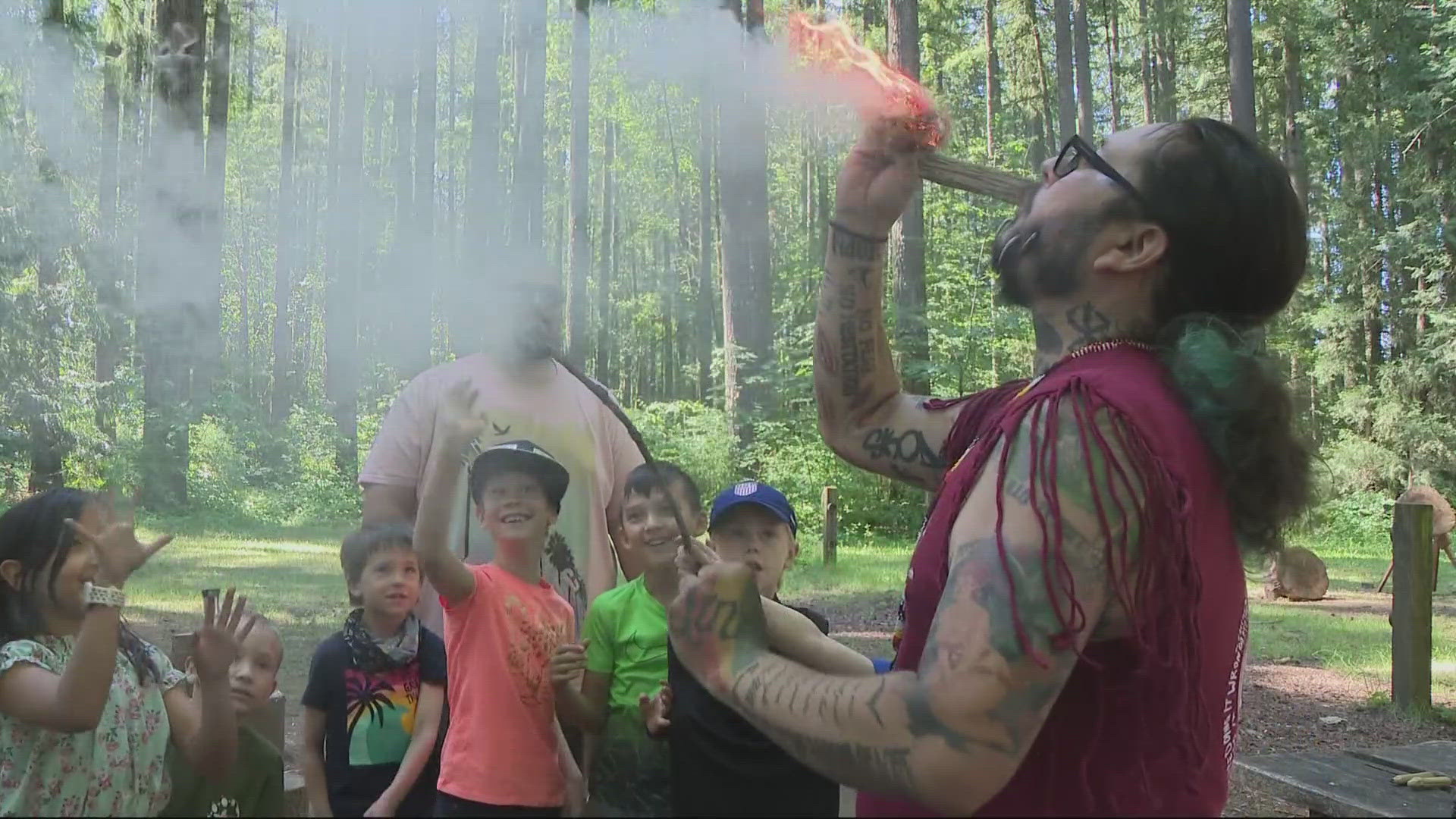 This week's Let's Get Out There heads over to Trackers Earth summer camp and takes a peek at how they're teaching kids important wilderness skills.