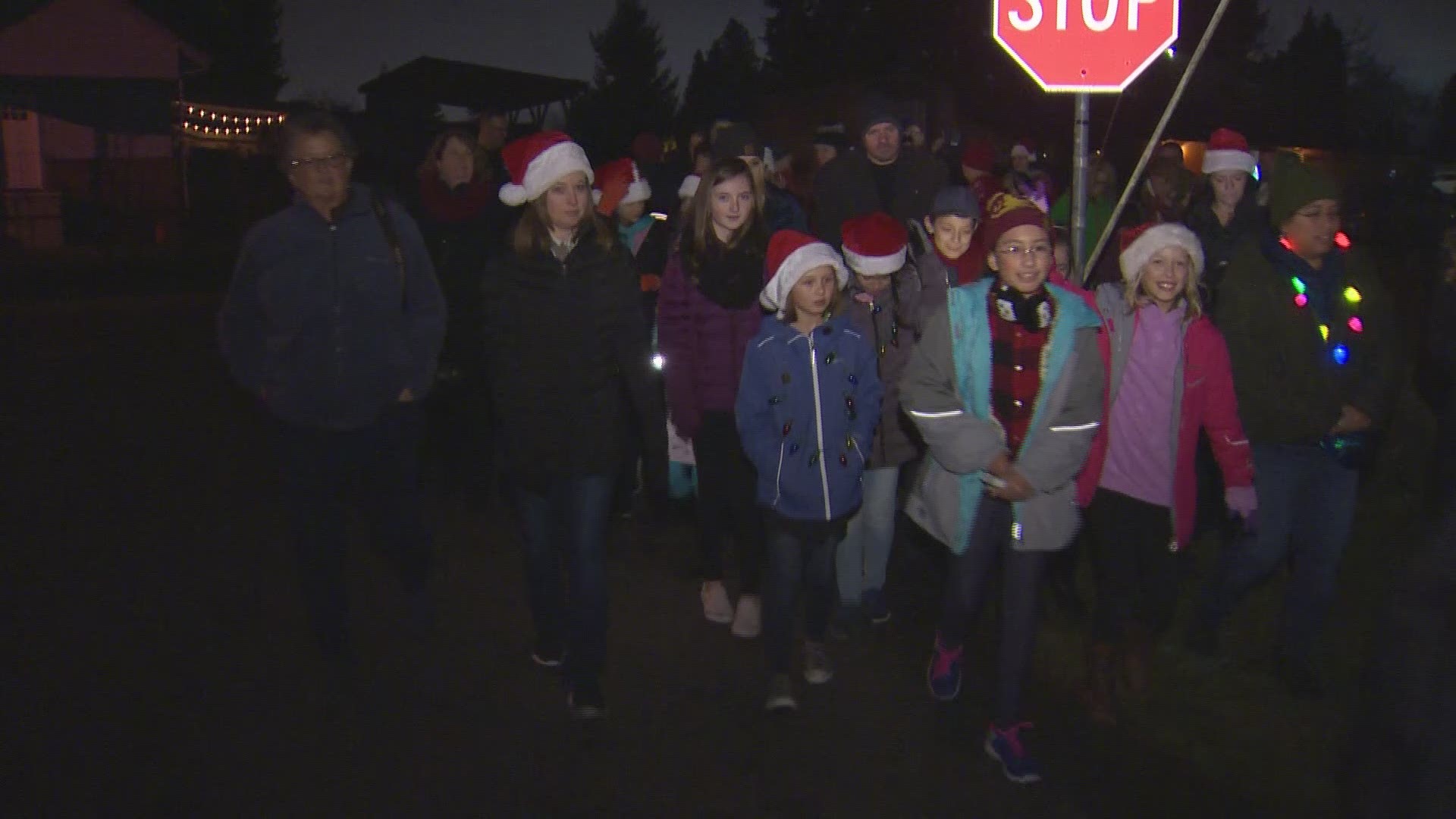 Vancouver students surprised their teacher battling cancer with Christmas carols.