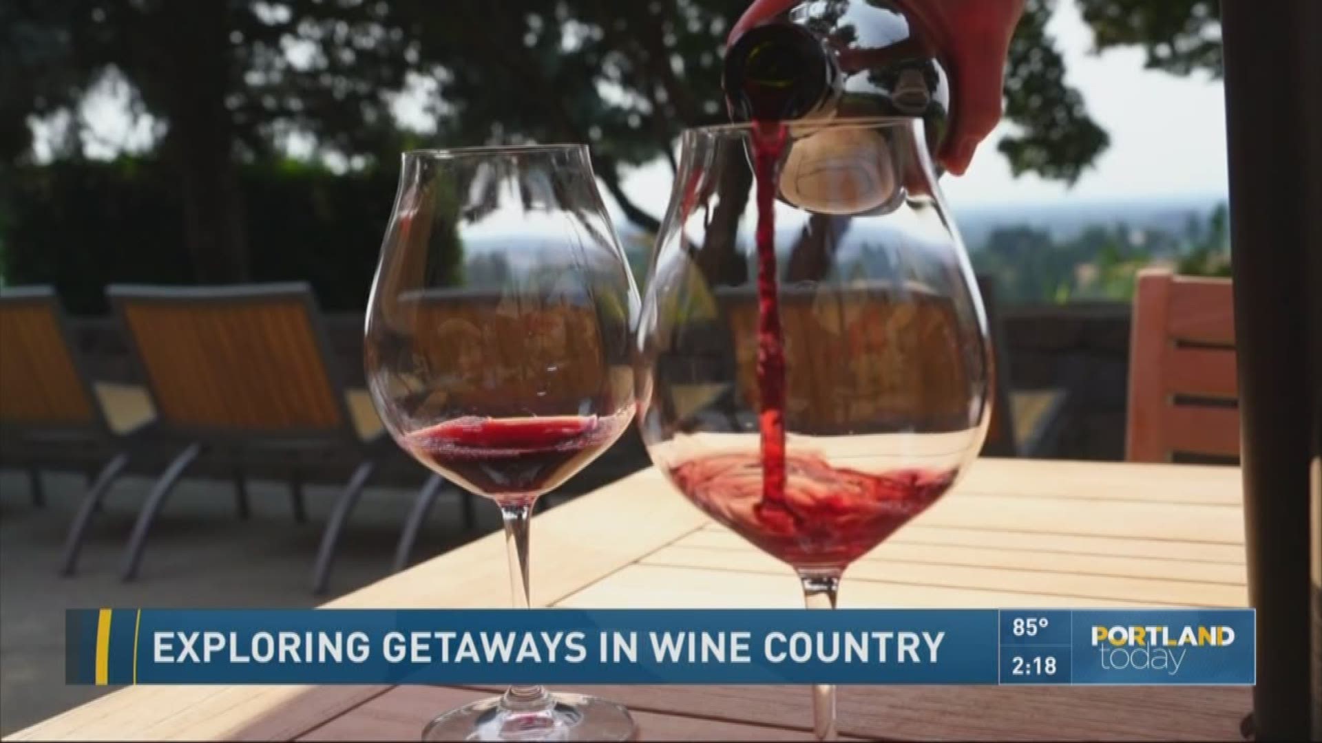 Exploring getaways in wine country