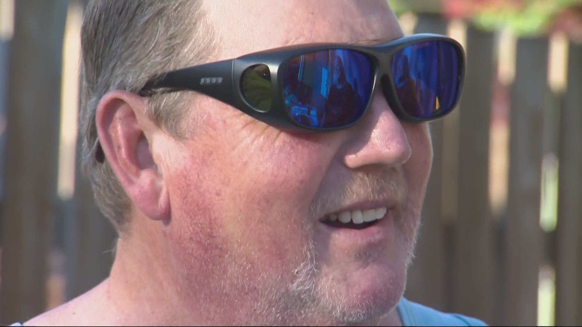 A Camas man got a special surprise from his family Friday. After years of not being able to see certain colors, they helped him overcome that obstacle.