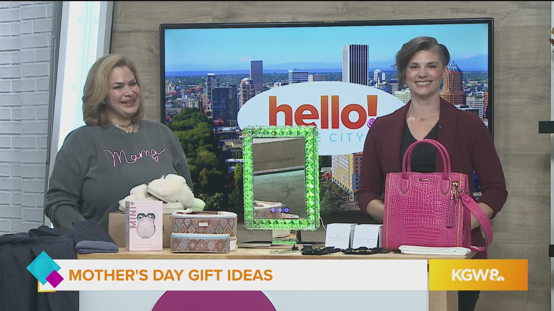 From simple slippers to luxurious handbags, Kathy has suggestions for every mom