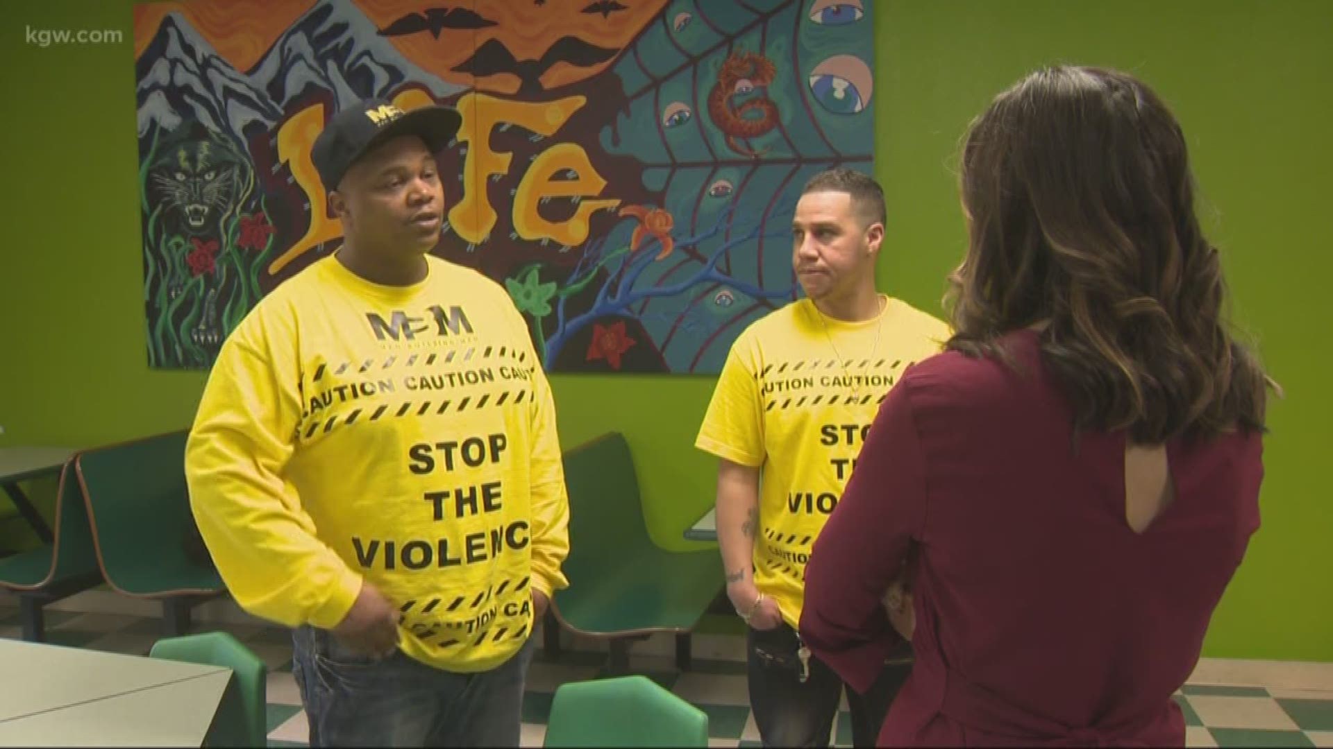 “We are the Caution” is a Portland effort to stop gun violence. Morgan Romero reports on the anti-violence campaign