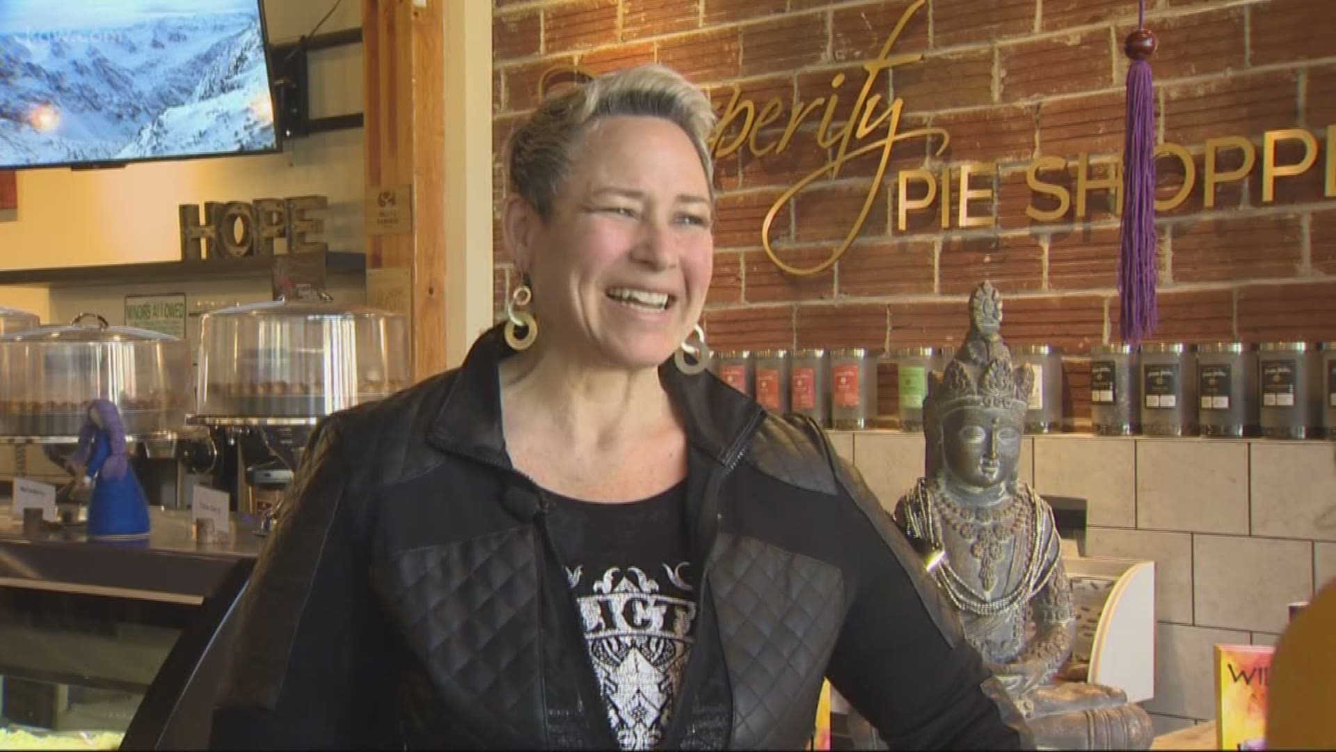 Now to a sweet story of a small business, Prosperity Pie, making a big comeback after a fire closed down its shop in Multnomah Village.