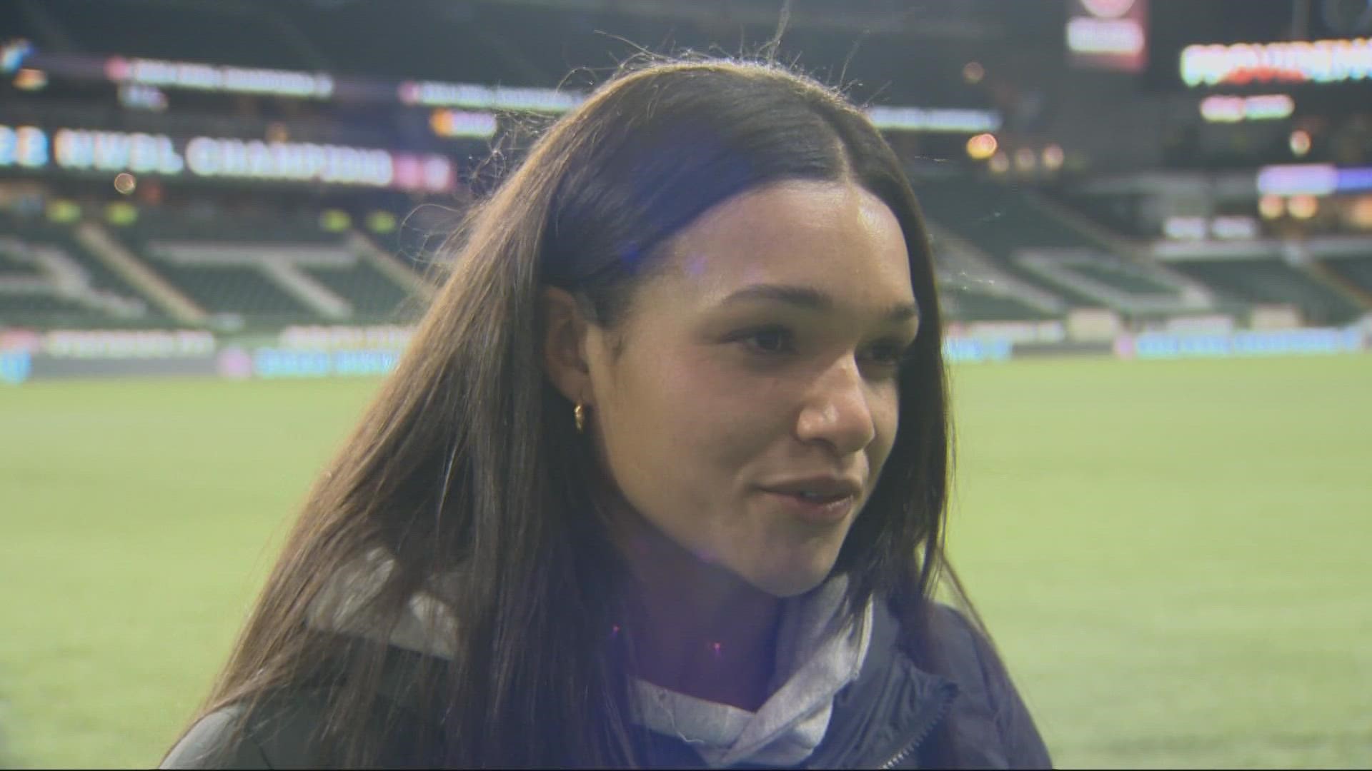 The celebration at Providence Park was free and open to fans.