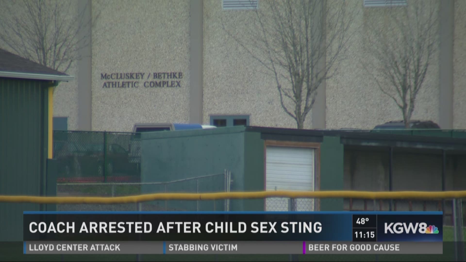 Coach arrested after child sex sting
