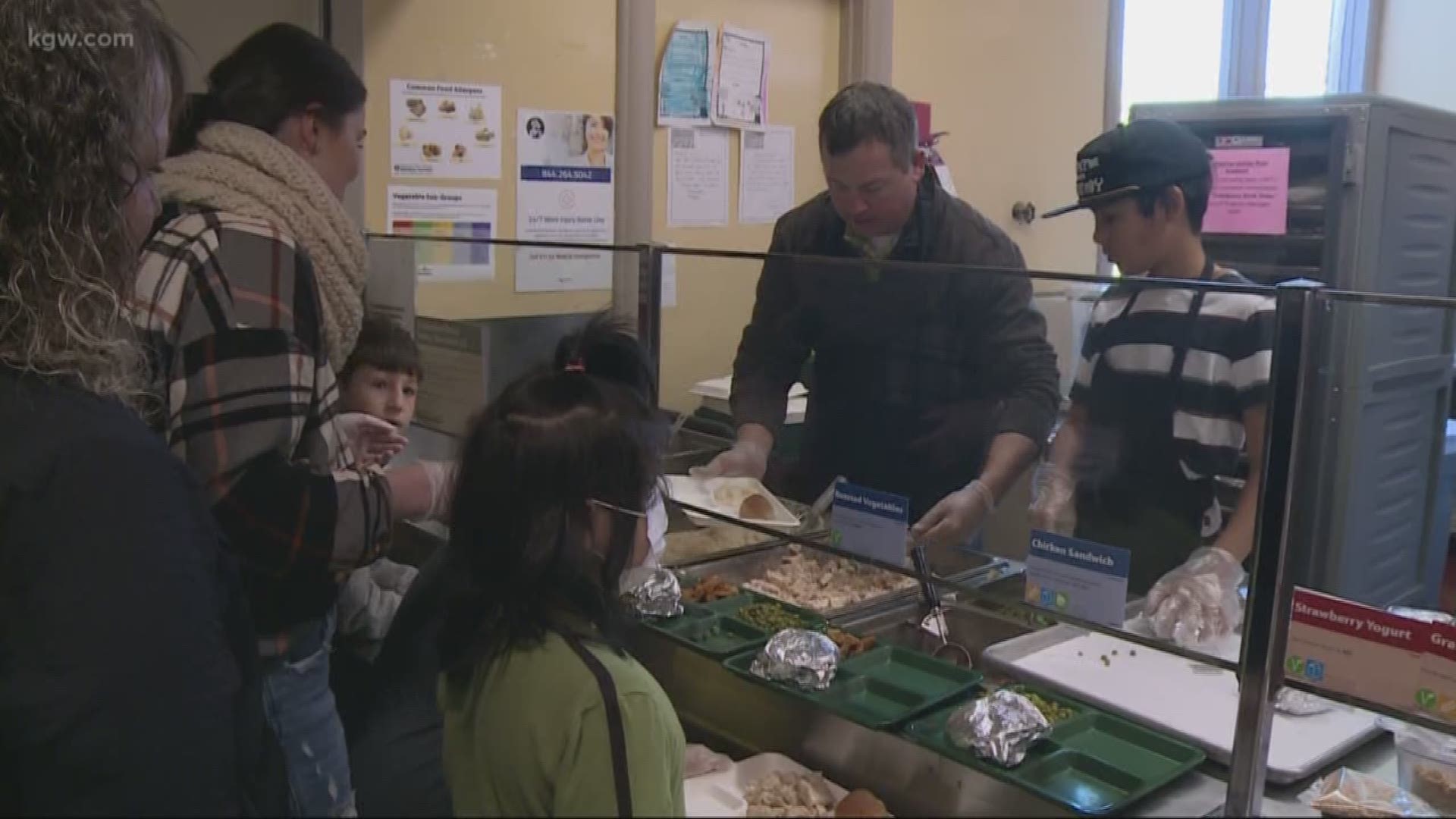 Portland Public Schools made a healthy and local meal for students before the holiday.