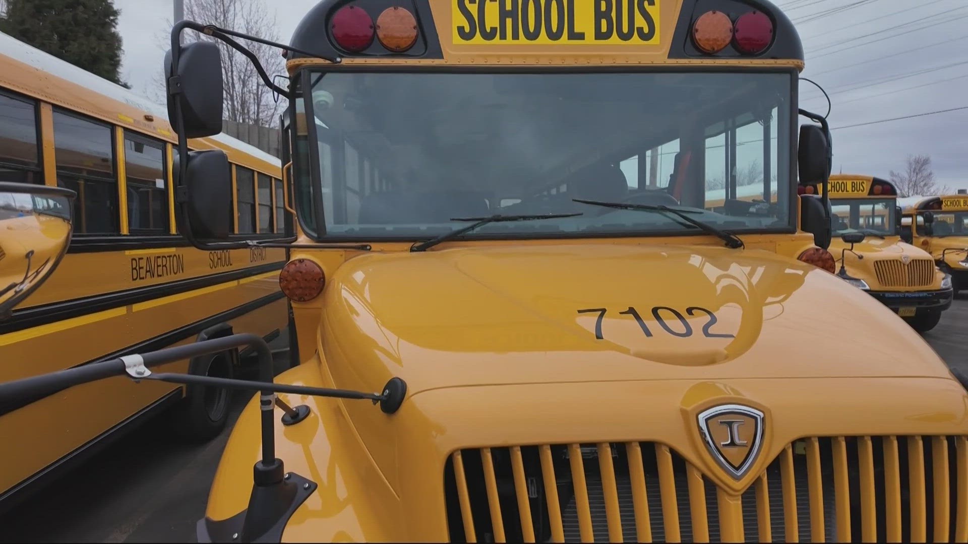 The Beaverton School District is a leader in electric school buses in Oregon. A PGE grant helps districts cover upfront costs in going electric.