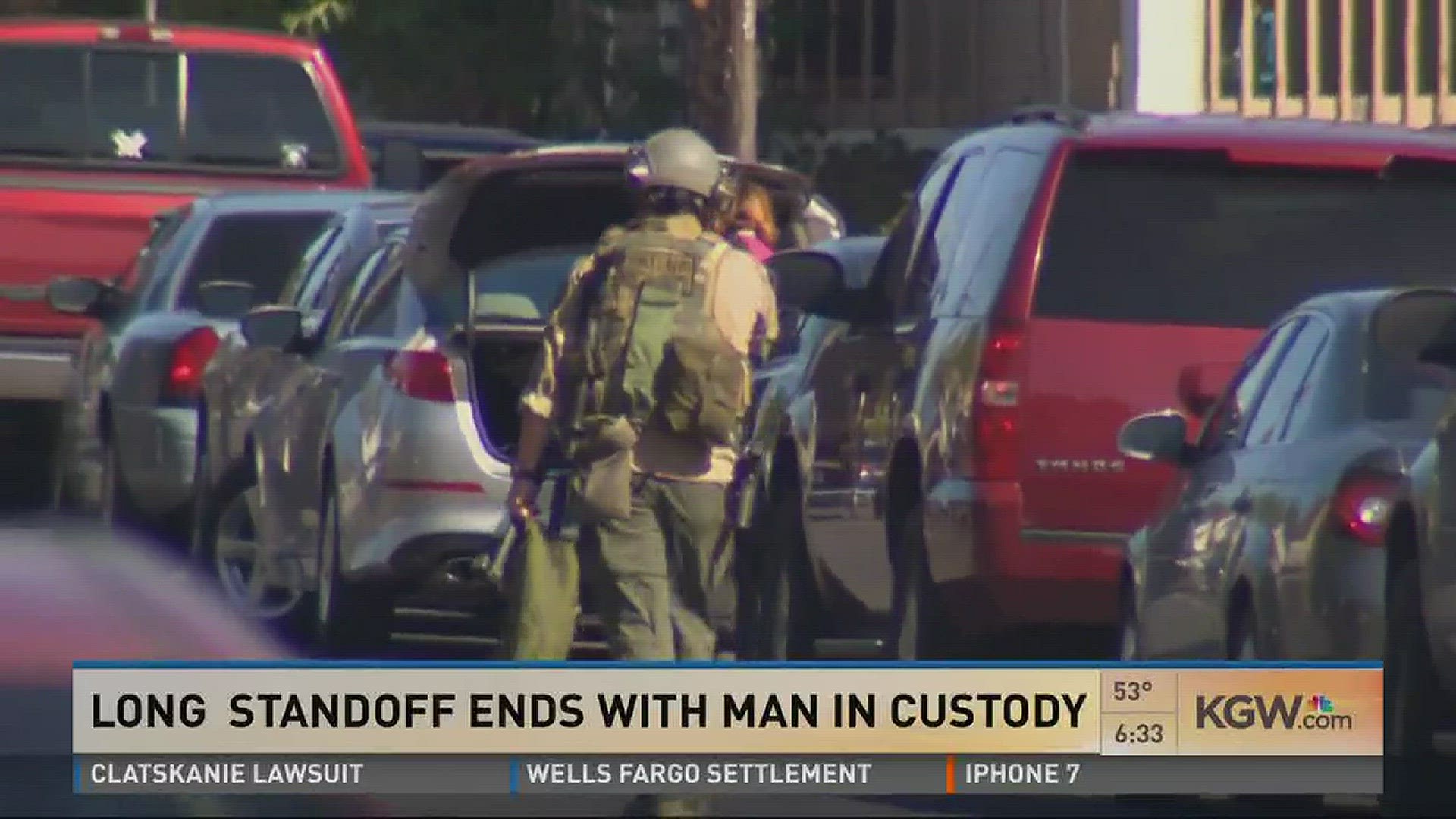 Suspect arrested after 7-hour standoff in Northeast Portland | kgw.com