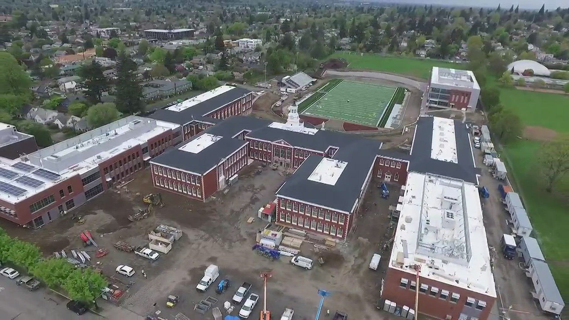 The Portland school is set to re-open to students in August 2017. It was funded by a Portland Public Schools bond package.