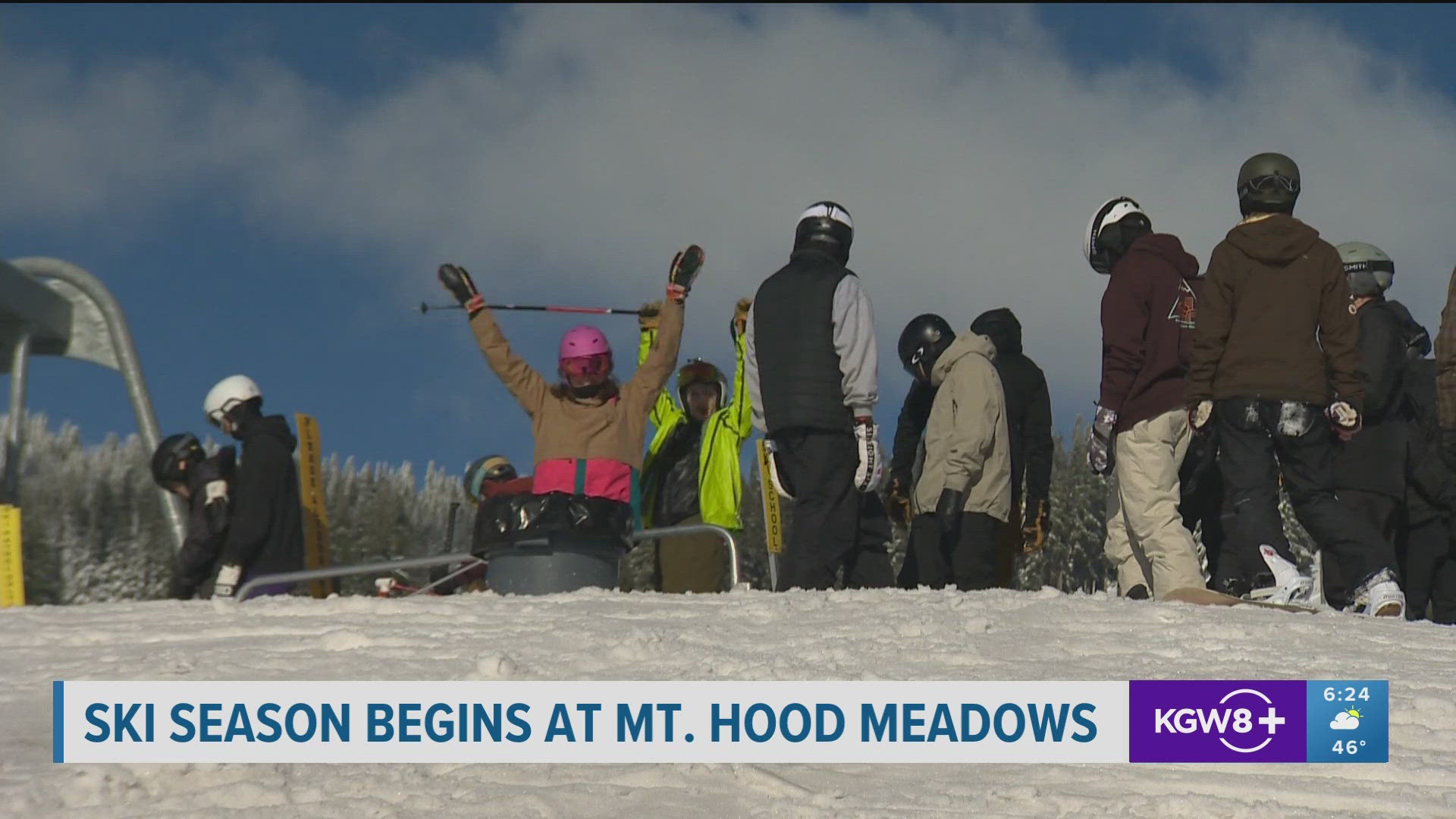 Ski season is starting early this year with an early snowfall, opening for its 57th year at Mount Hood Meadows.