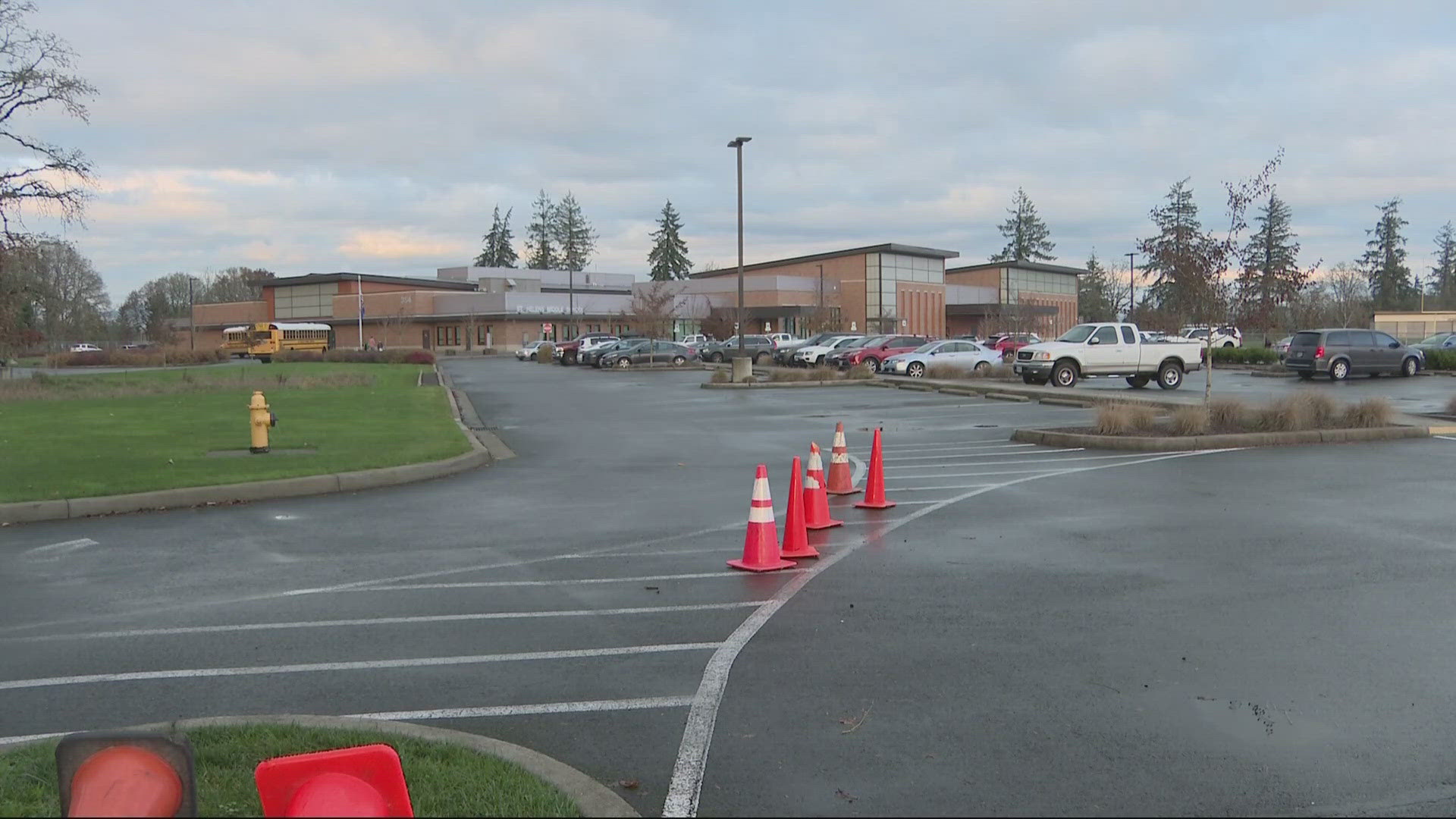 Oregon DHS is investigating allegations against four current or former staff members, plus the school principal and district superintendent.