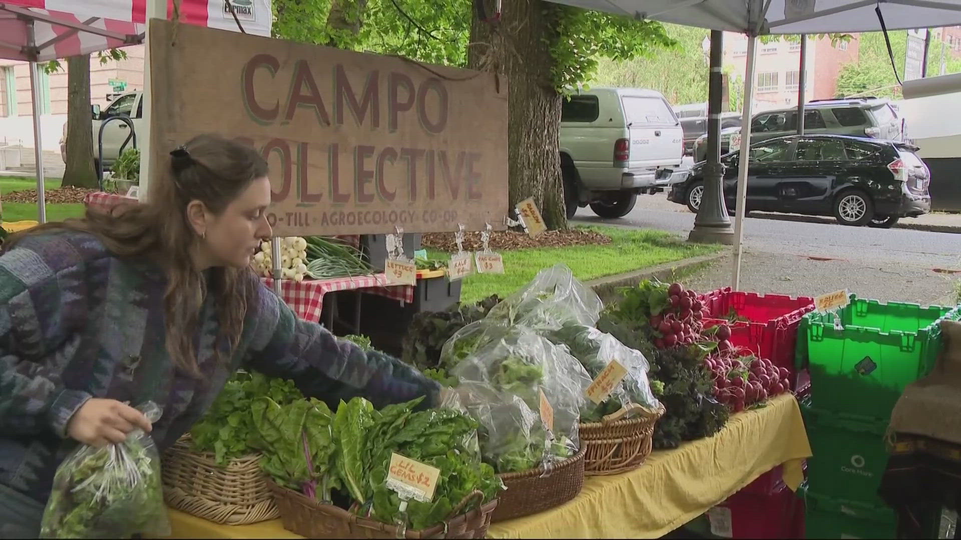 If you’re looking for products made and grown in Oregon, the Portland Farmers Market is a perfect place to visit to support local businesses.