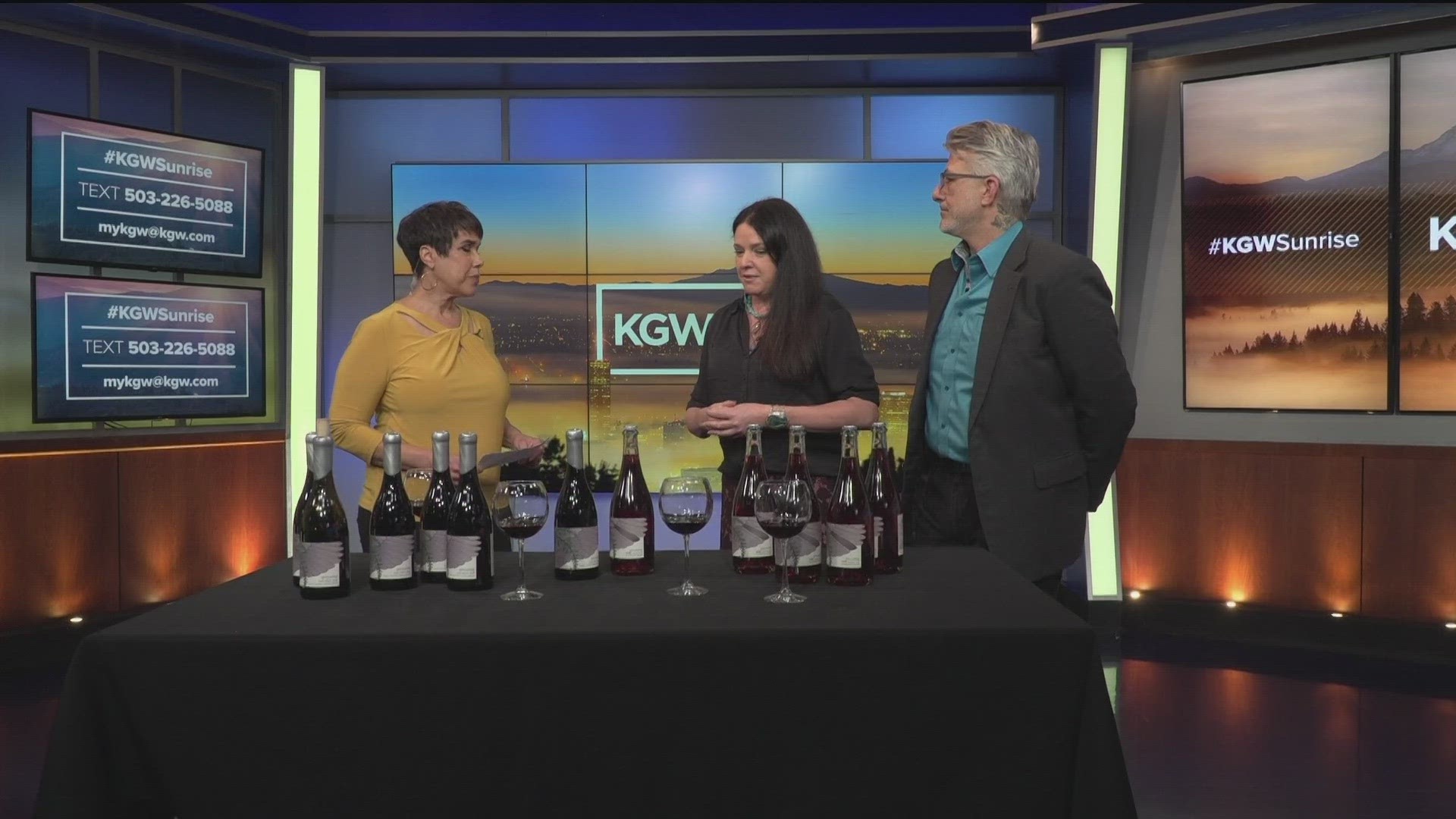 Ari and Brandy Grey of Greywing Cellars in Yamhill County drop by the KGW Sunrise studio to showcase how Indigenous heritage connects with winemaking.