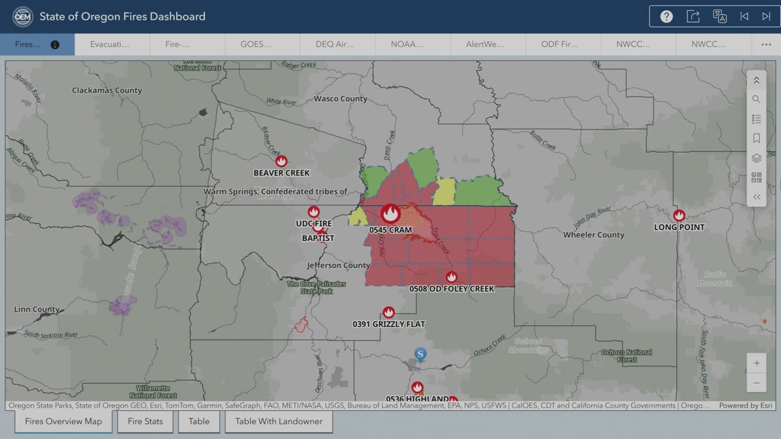 Cram Fire in central Oregon burns more than 28,000 acres | kgw.com