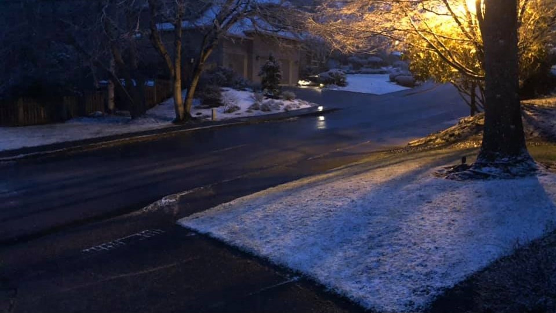 Surprise Snow Falls In Portland Metro Area | Kgw.com