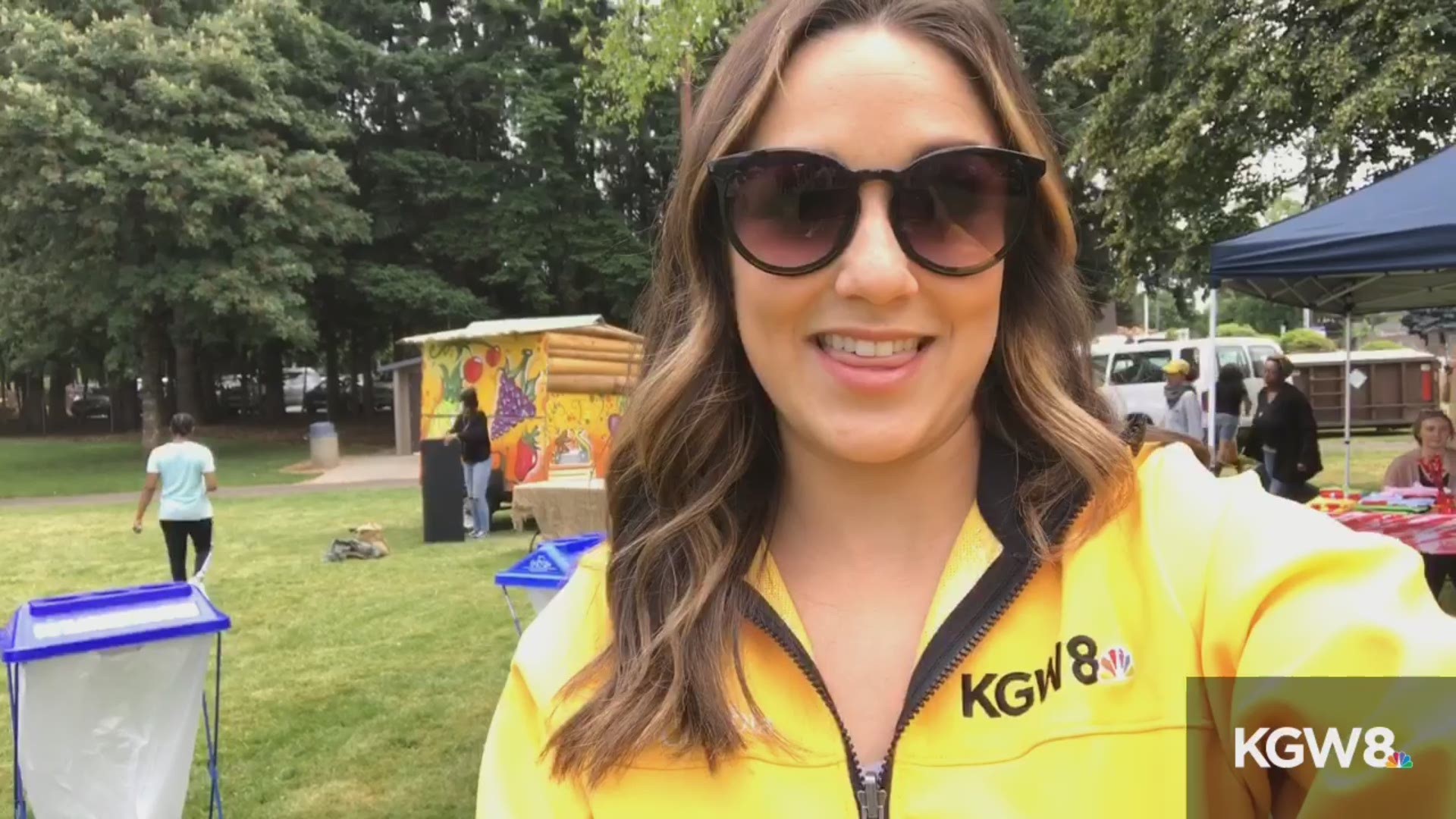 Juneteenth celebration at Vance Park in Gresham. KGW's Morgan Romero reports.