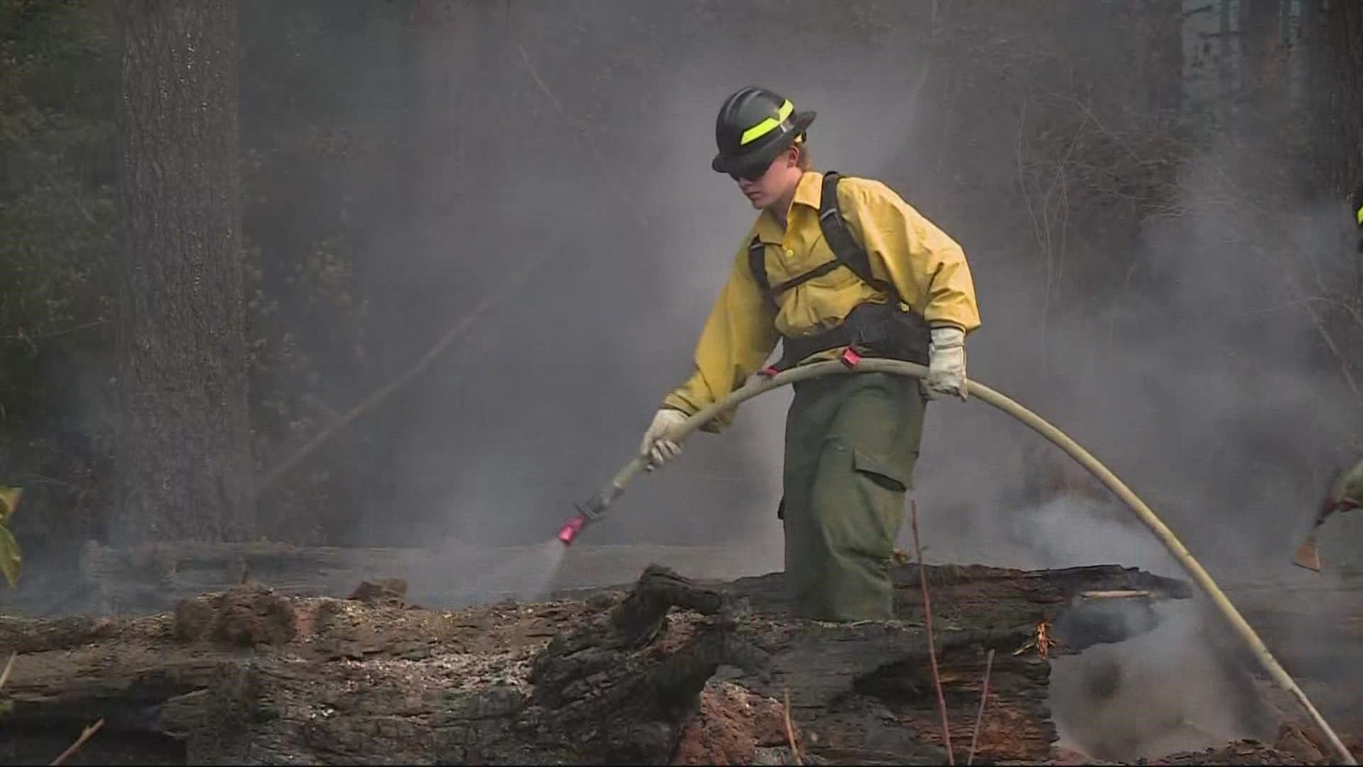 The fire is now 23% contained and with all evacuation levels lifted, people previously in Level 3 evacuation zones can start returning to their homes.