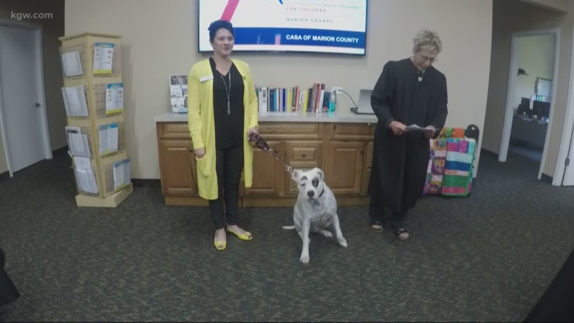 Lilly Mae is Oregon's first court-appointed canine.