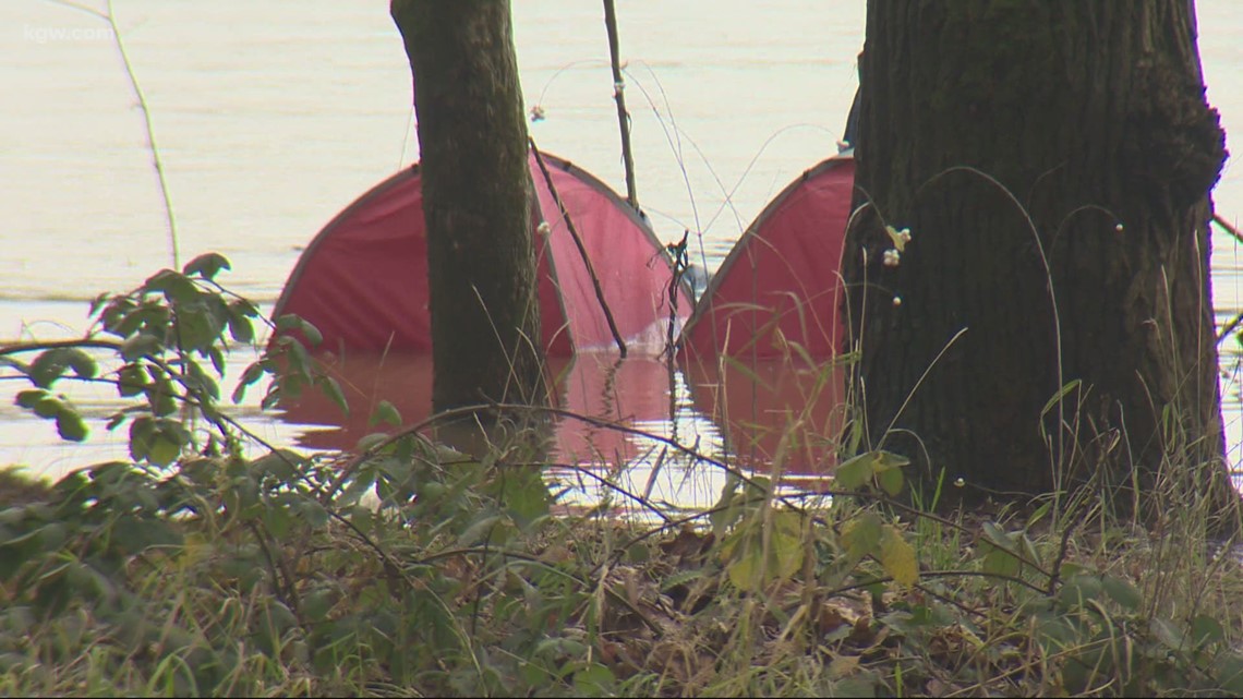 'This is heart-wrenching': Salem homeless camps washed away by flooding ...