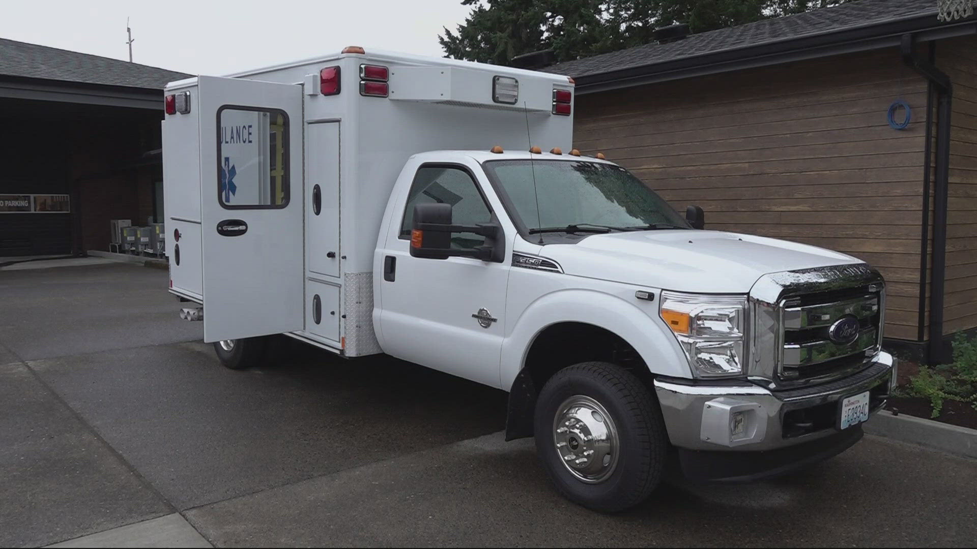 With AMR ambulances sometimes unavailable to respond, Clark County Fire District 6 bought a used ambulance so they could step up support for medical emergencies.