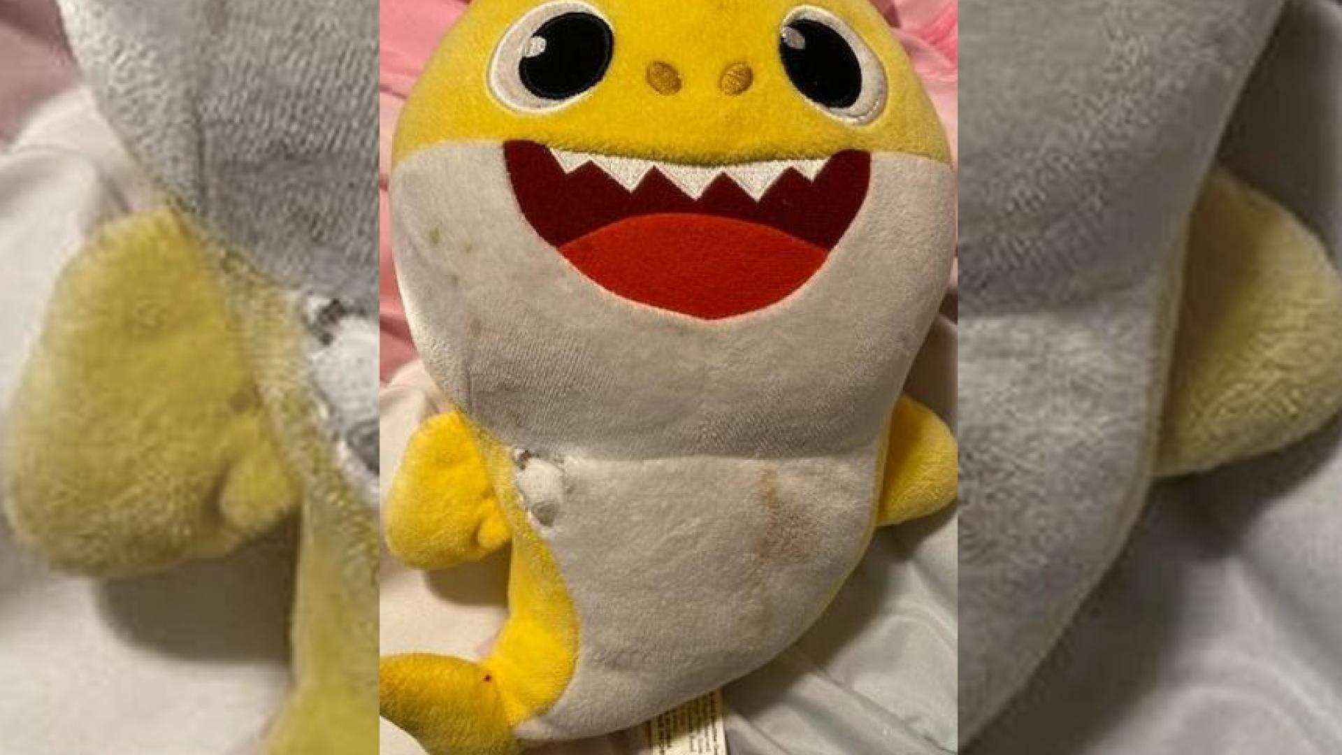 A bullet fired into a Madison, Wisconsin home last week missed a sleeping toddler by inches, coming to rest in a stuffed "Baby Shark" toy by her head.