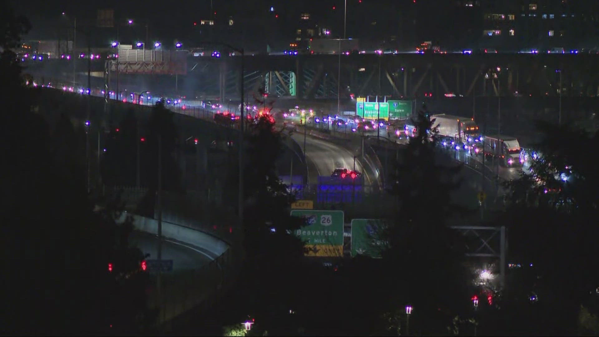 Pedestrian walking on I-5 killed in crash in Portland | kgw.com