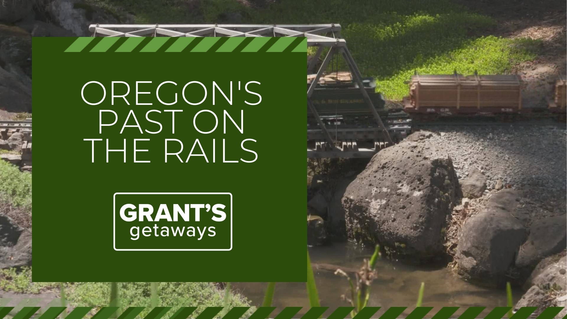 Getaways don't have to be far from home. Grant McOmie met a couple in Corbett who are railroad history buffs and bring their love of trains into their own backyard.