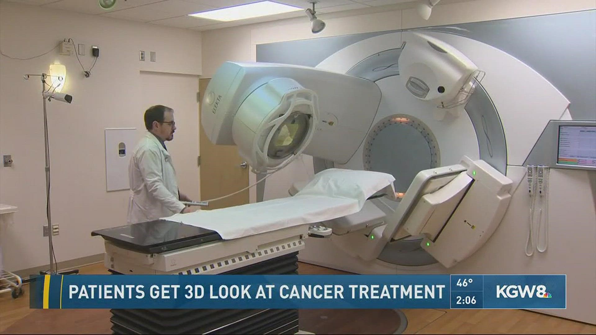 Patients get 3D look at cancer treatment